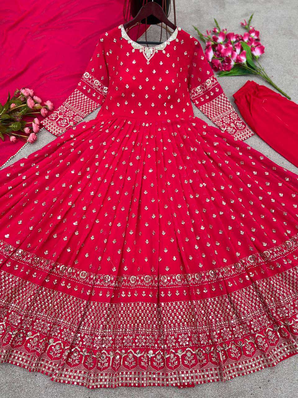 SR 1611 ANARKALI KURTI SET