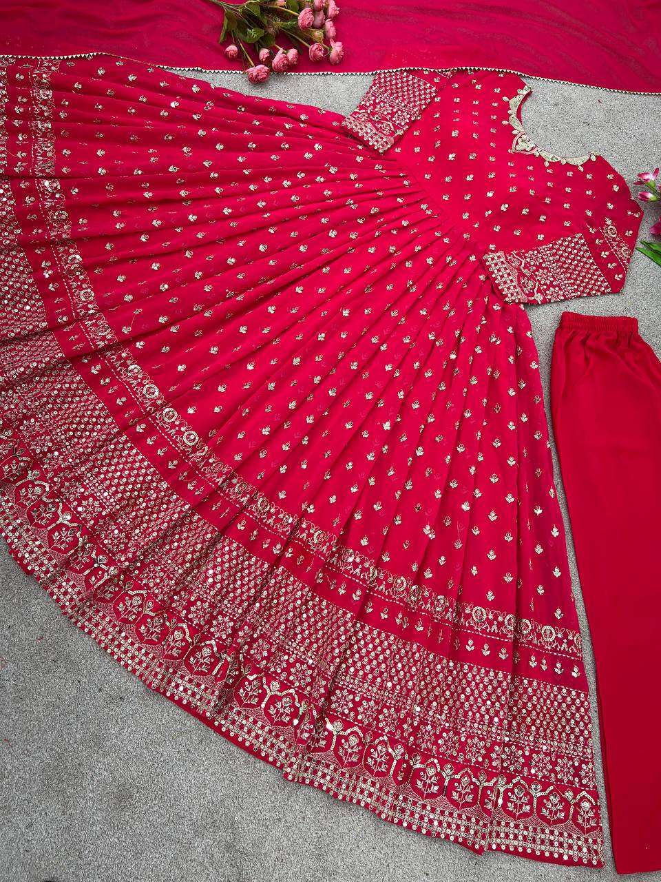 SR 1611 ANARKALI KURTI SET