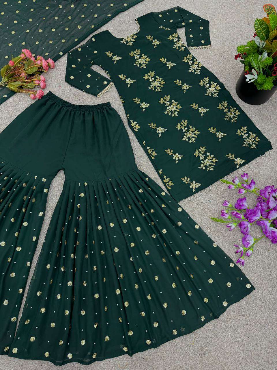 SRK 5137 SHARARA SUIT