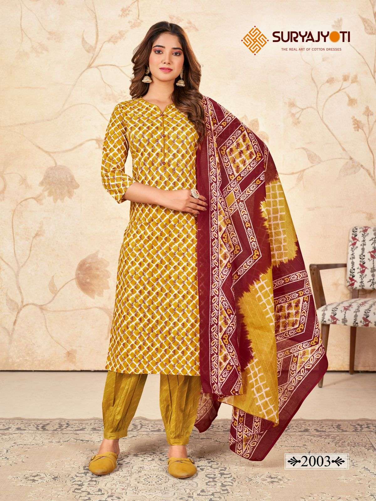 SURYAJYOTI PRIYAL VOL 2  READY MADE COTTON SUIT