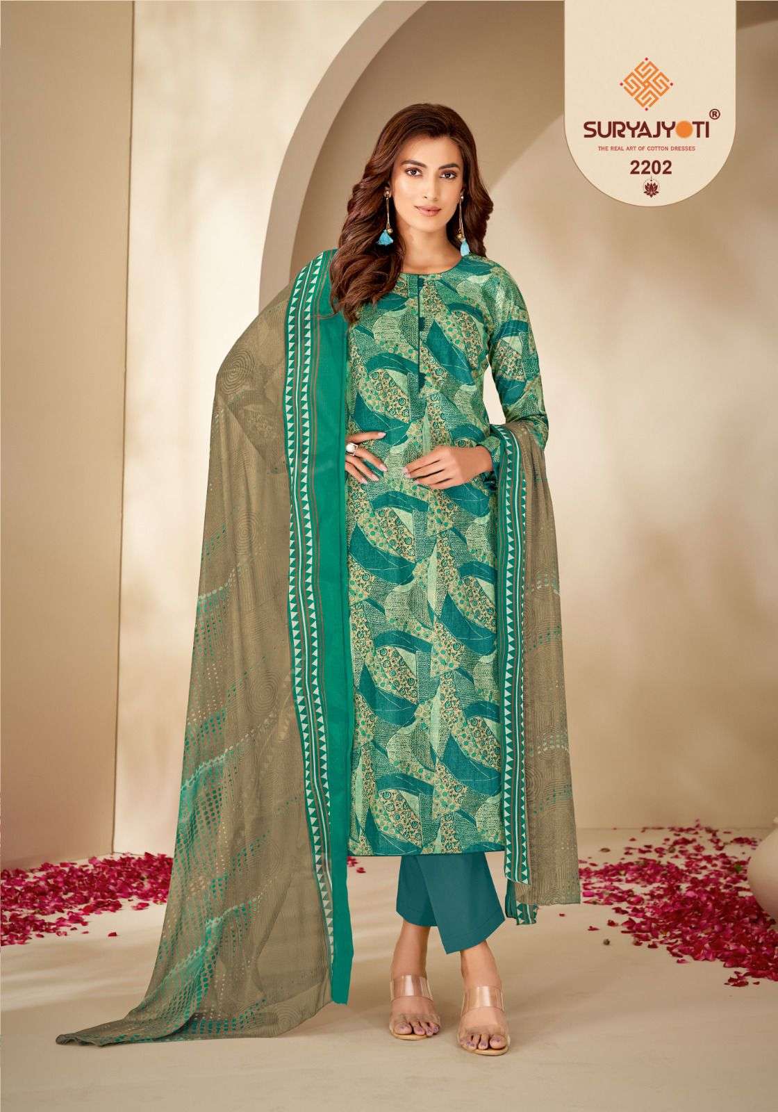 SURYAJYOTI SUHANA VOL 22 COTTON PRINTED DRESS