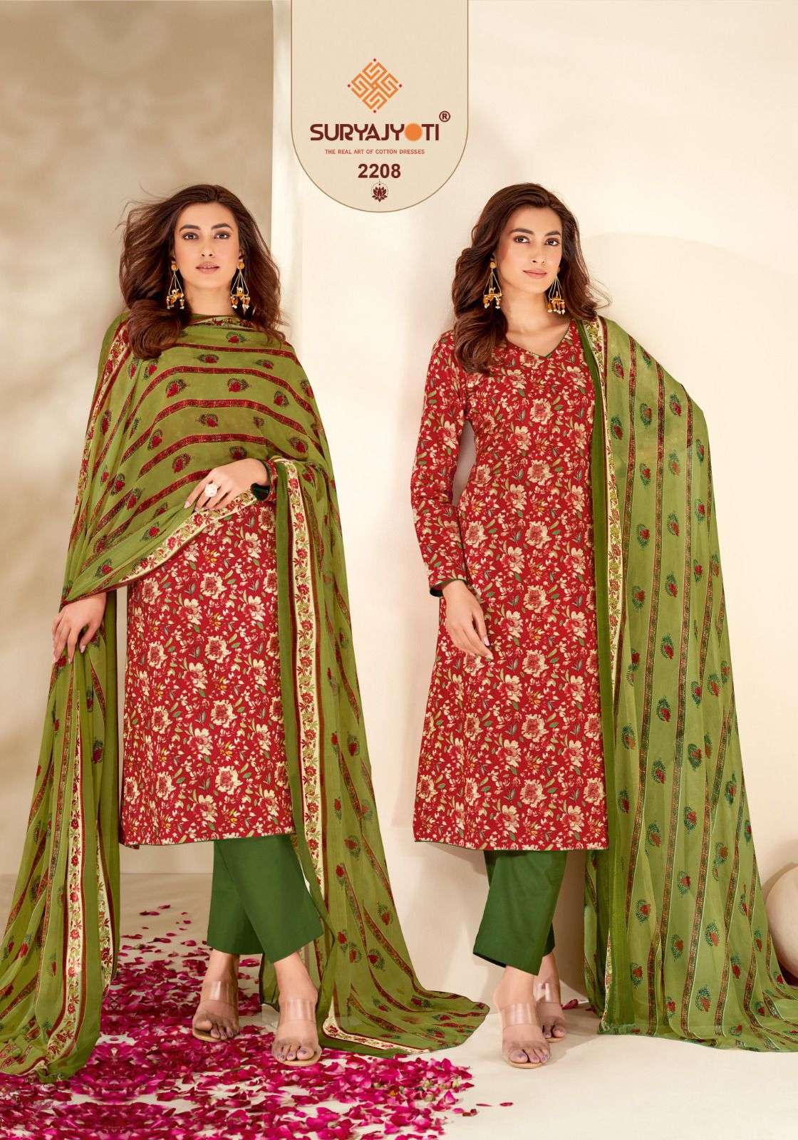 SURYAJYOTI SUHANA VOL 22 COTTON PRINTED DRESS