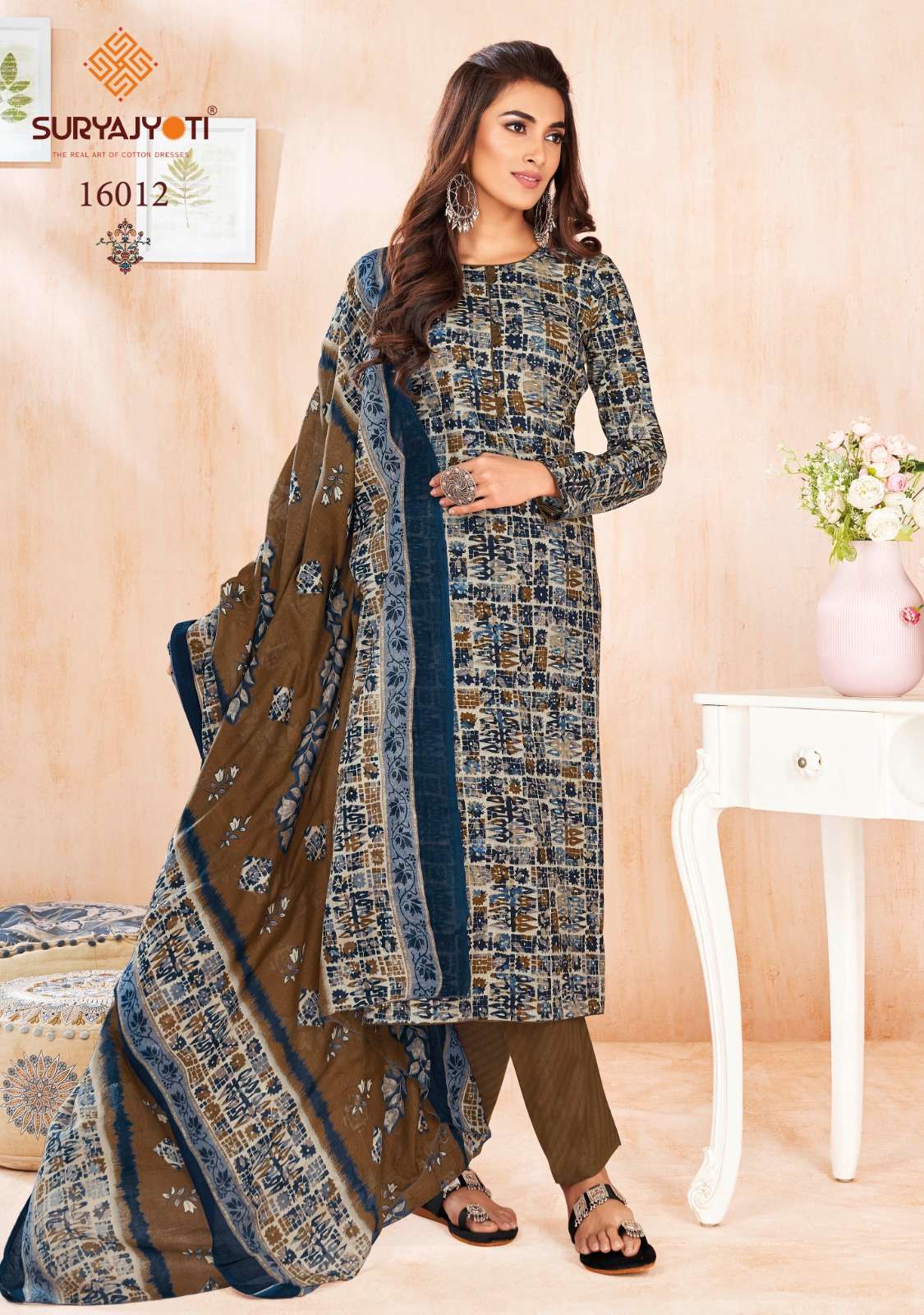 SURYAJYOTI ZION COTTON VOL 16 COTTON PRINTED SALWAR SUIT