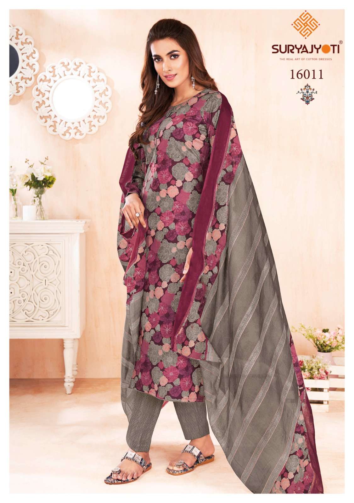 SURYAJYOTI ZION COTTON VOL 16 COTTON PRINTED SALWAR SUIT