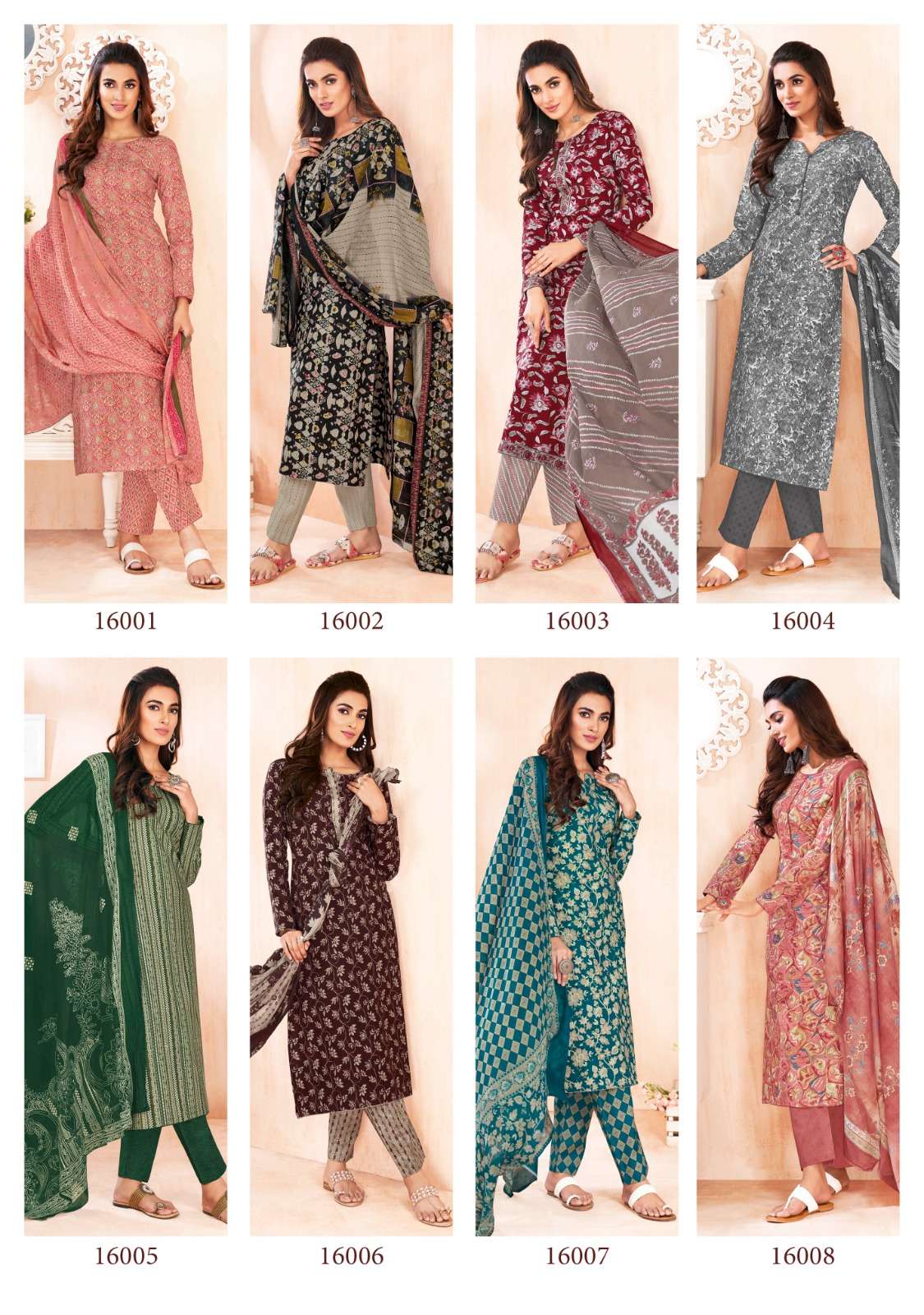 SURYAJYOTI ZION COTTON VOL 16 COTTON PRINTED SALWAR SUIT