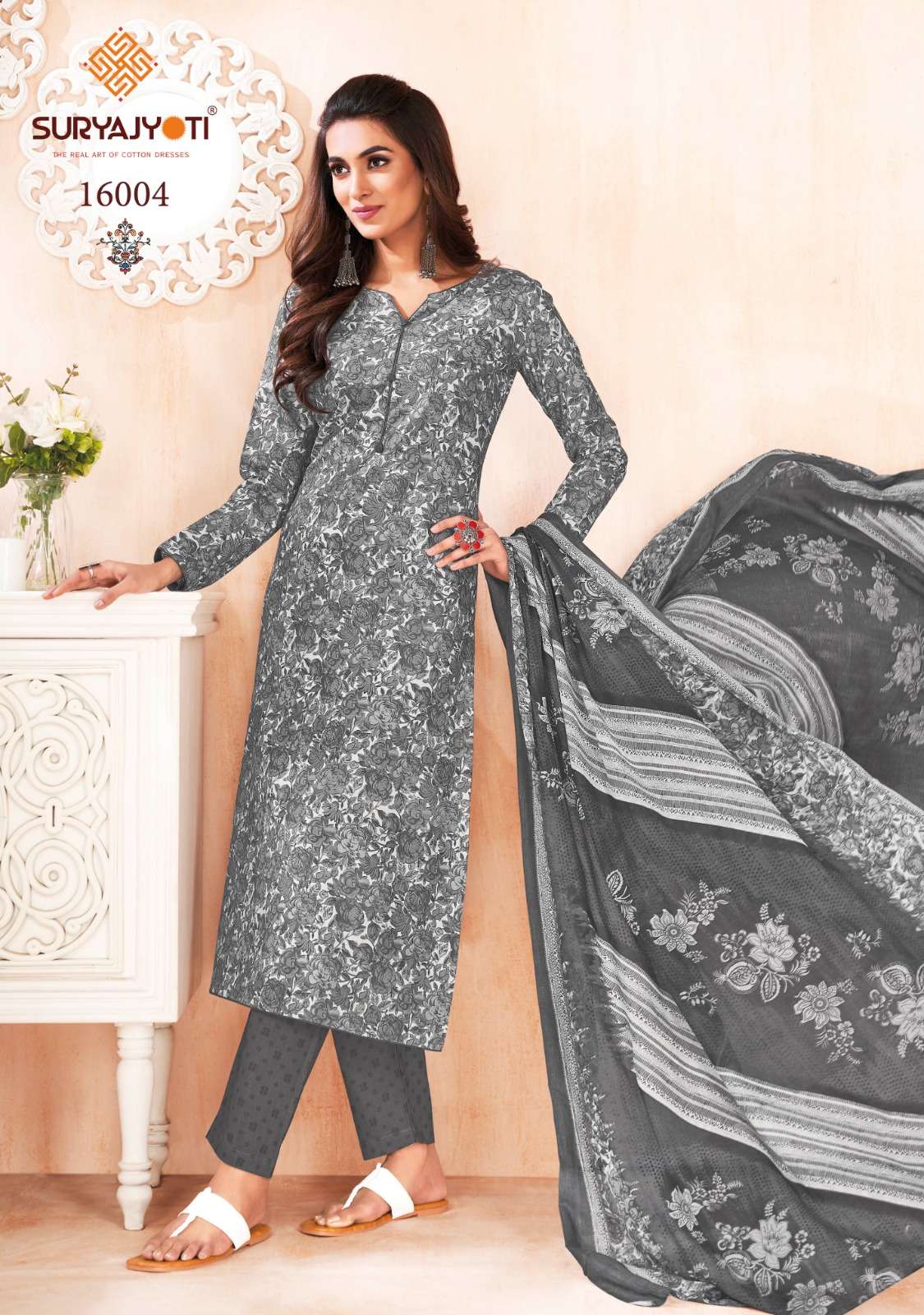 SURYAJYOTI ZION COTTON VOL 16 COTTON PRINTED SALWAR SUIT