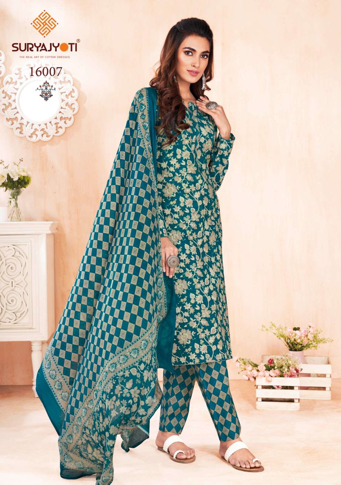 SURYAJYOTI ZION COTTON VOL 16 COTTON PRINTED SALWAR SUIT