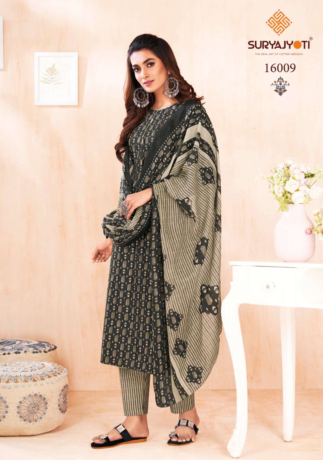 SURYAJYOTI ZION COTTON VOL 16 COTTON PRINTED SALWAR SUIT