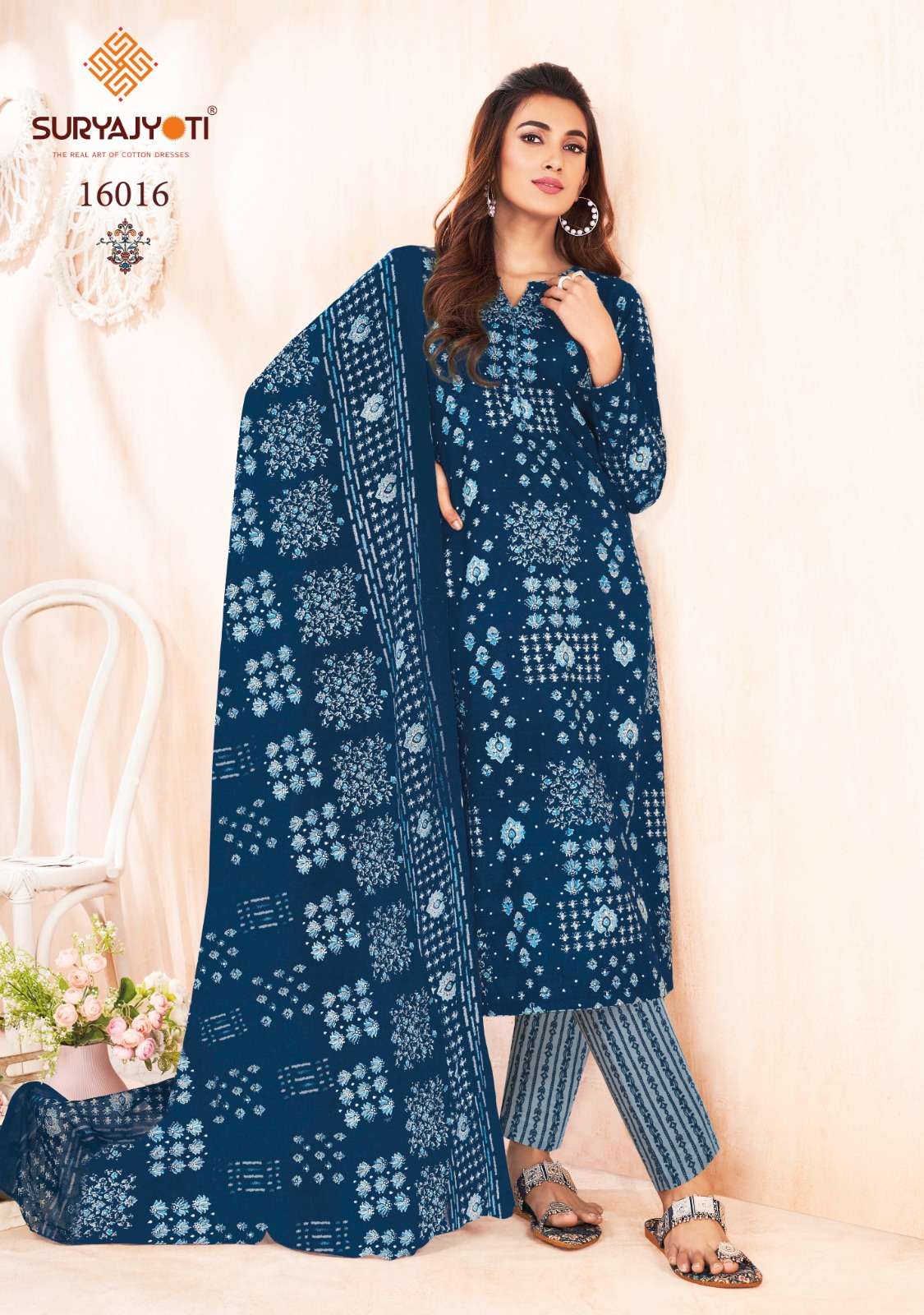 SURYAJYOTI ZION COTTON VOL 16 COTTON PRINTED SALWAR SUIT