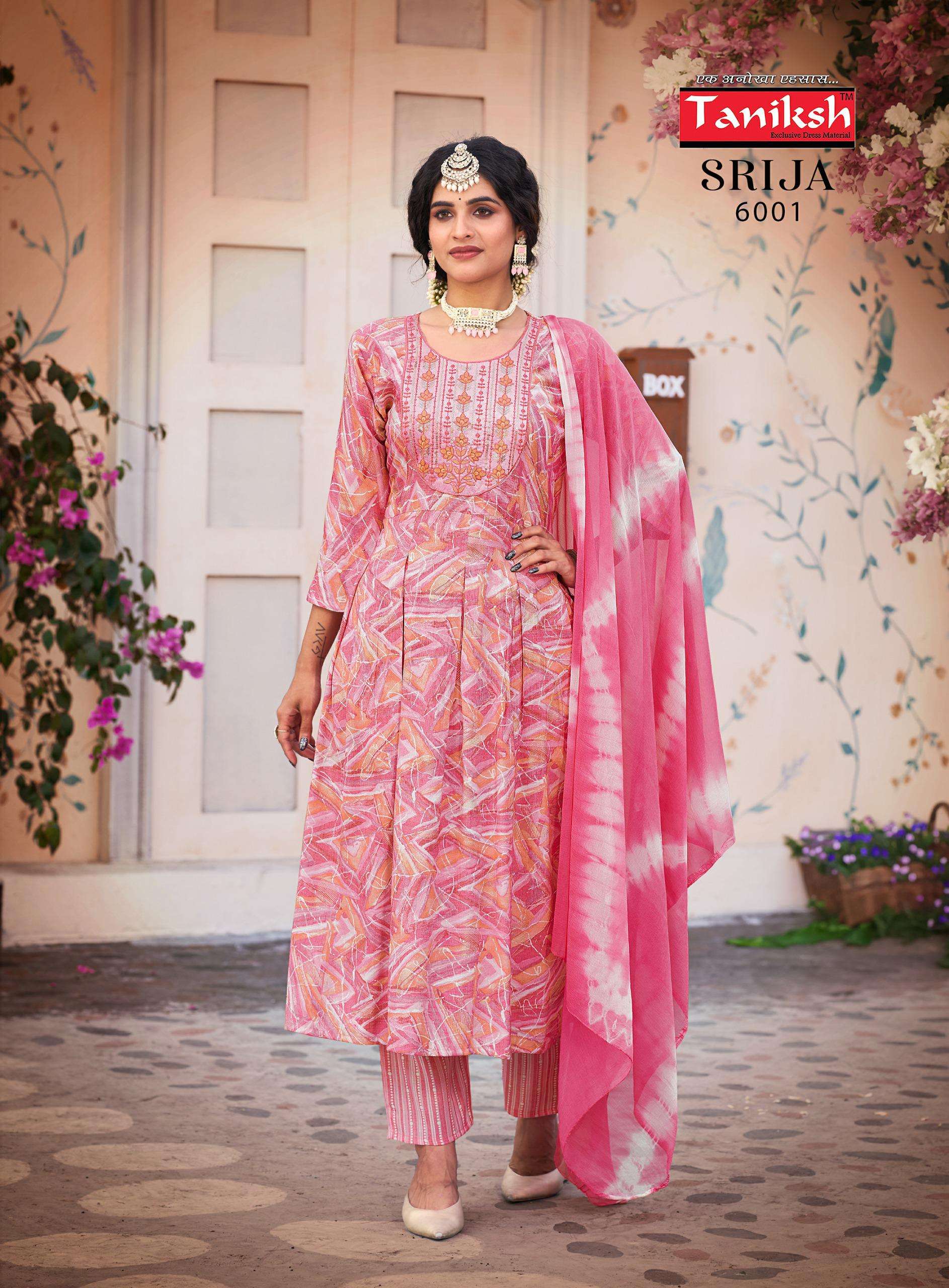TANISHK SRIJA VOL 6 NAIRA CUT STYLE KURTI COMBO SET 