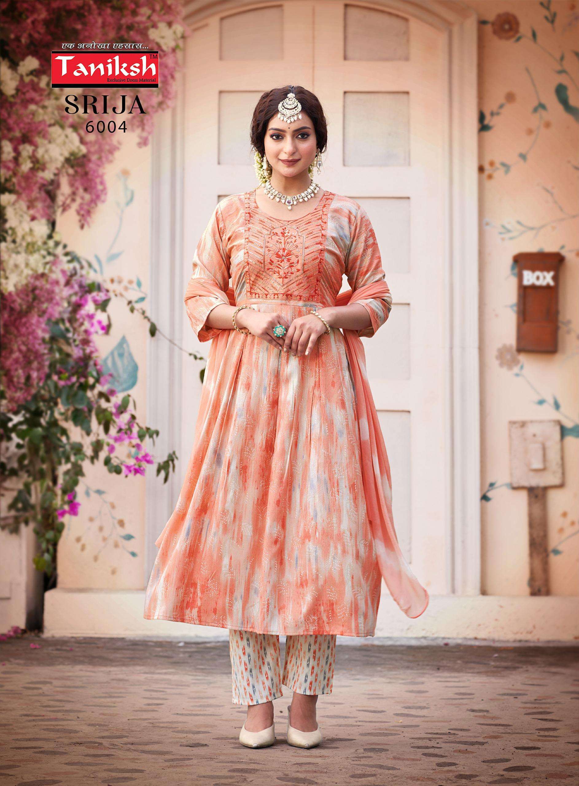 TANISHK SRIJA VOL 6 NAIRA CUT STYLE KURTI COMBO SET 