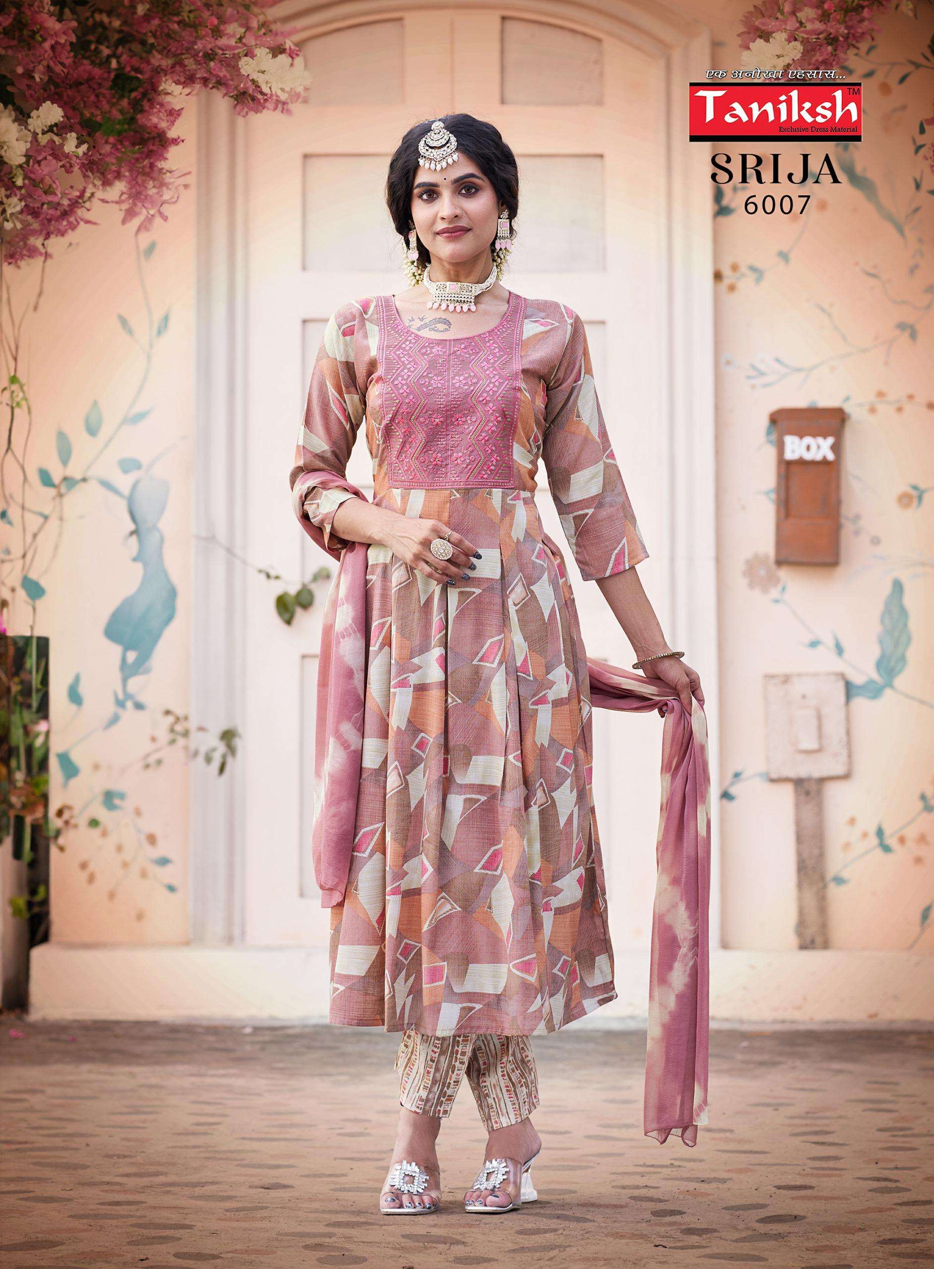 TANISHK SRIJA VOL 6 NAIRA CUT STYLE KURTI COMBO SET 