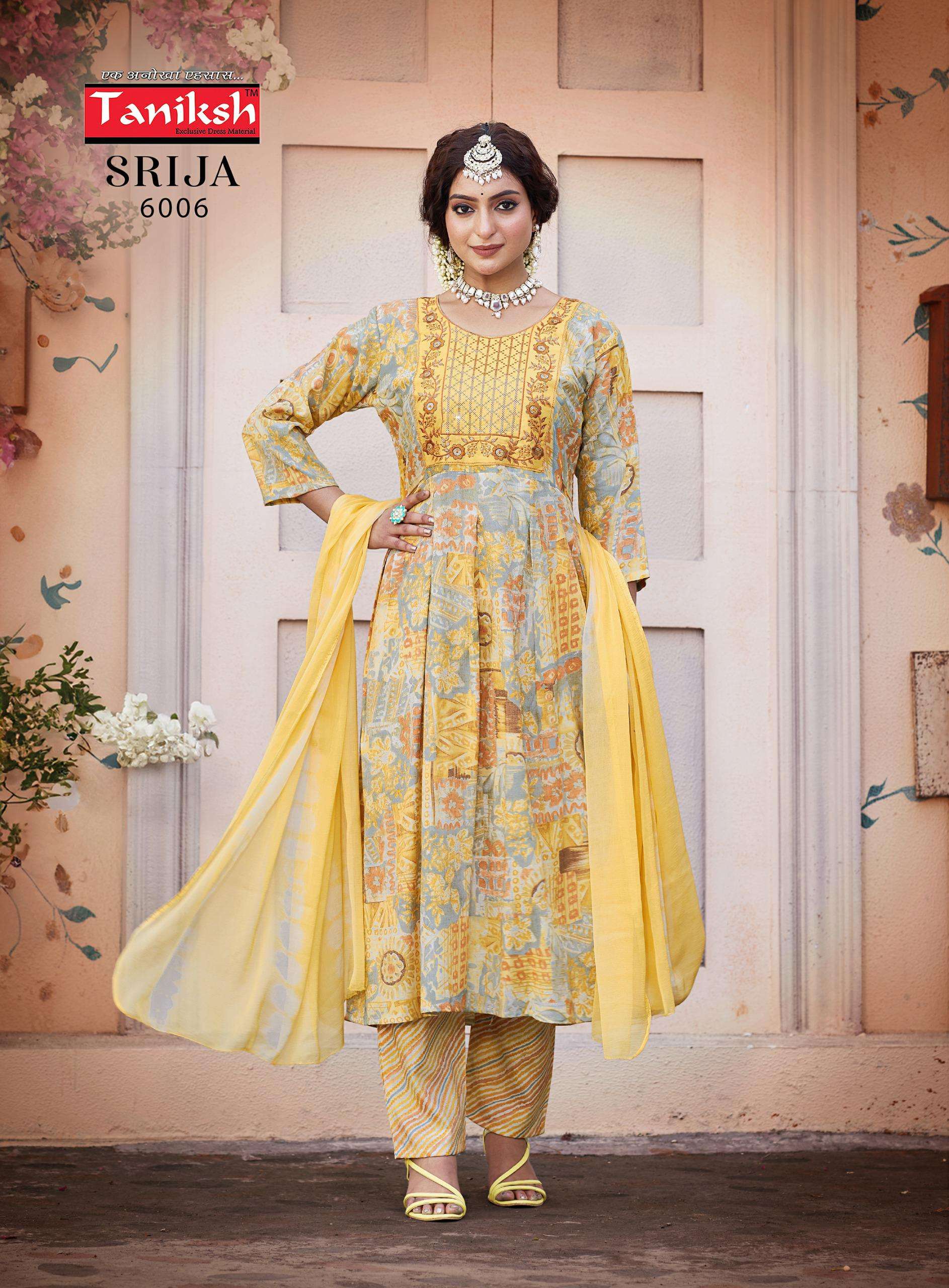 TANISHK SRIJA VOL 6 NAIRA CUT STYLE KURTI COMBO SET 