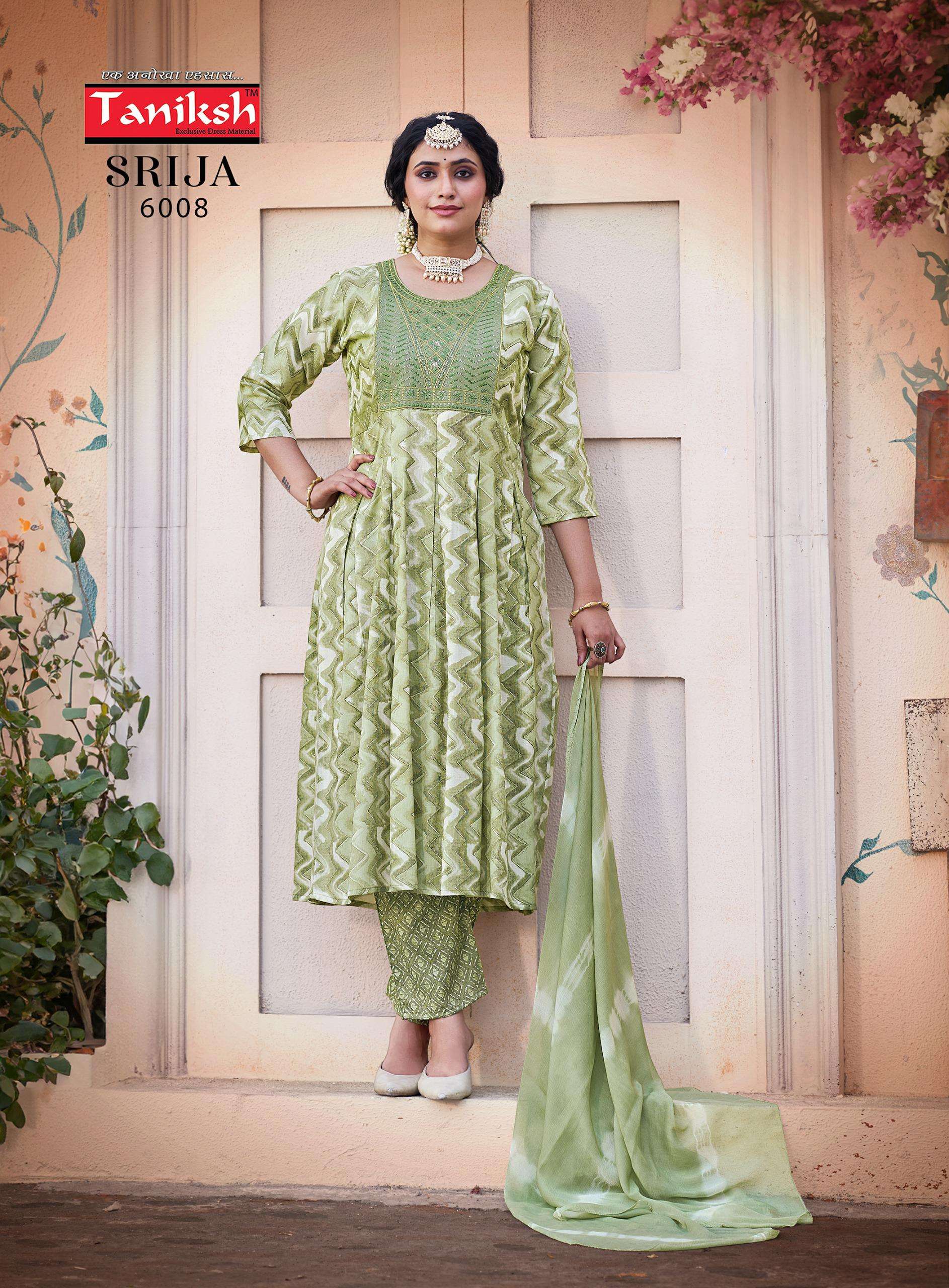 TANISHK SRIJA VOL 6 NAIRA CUT STYLE KURTI COMBO SET 