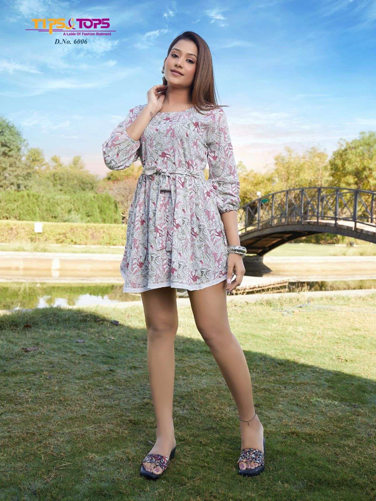  TIPS AND TOPS LOOKS VOL 6 FANCY SUMMER WEAR TUNIC