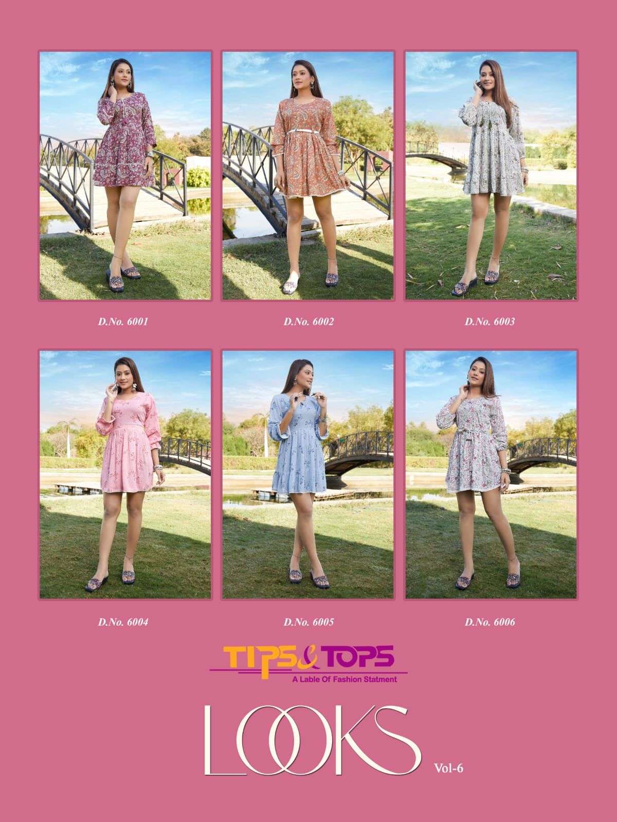  TIPS AND TOPS LOOKS VOL 6 FANCY SUMMER WEAR TUNIC