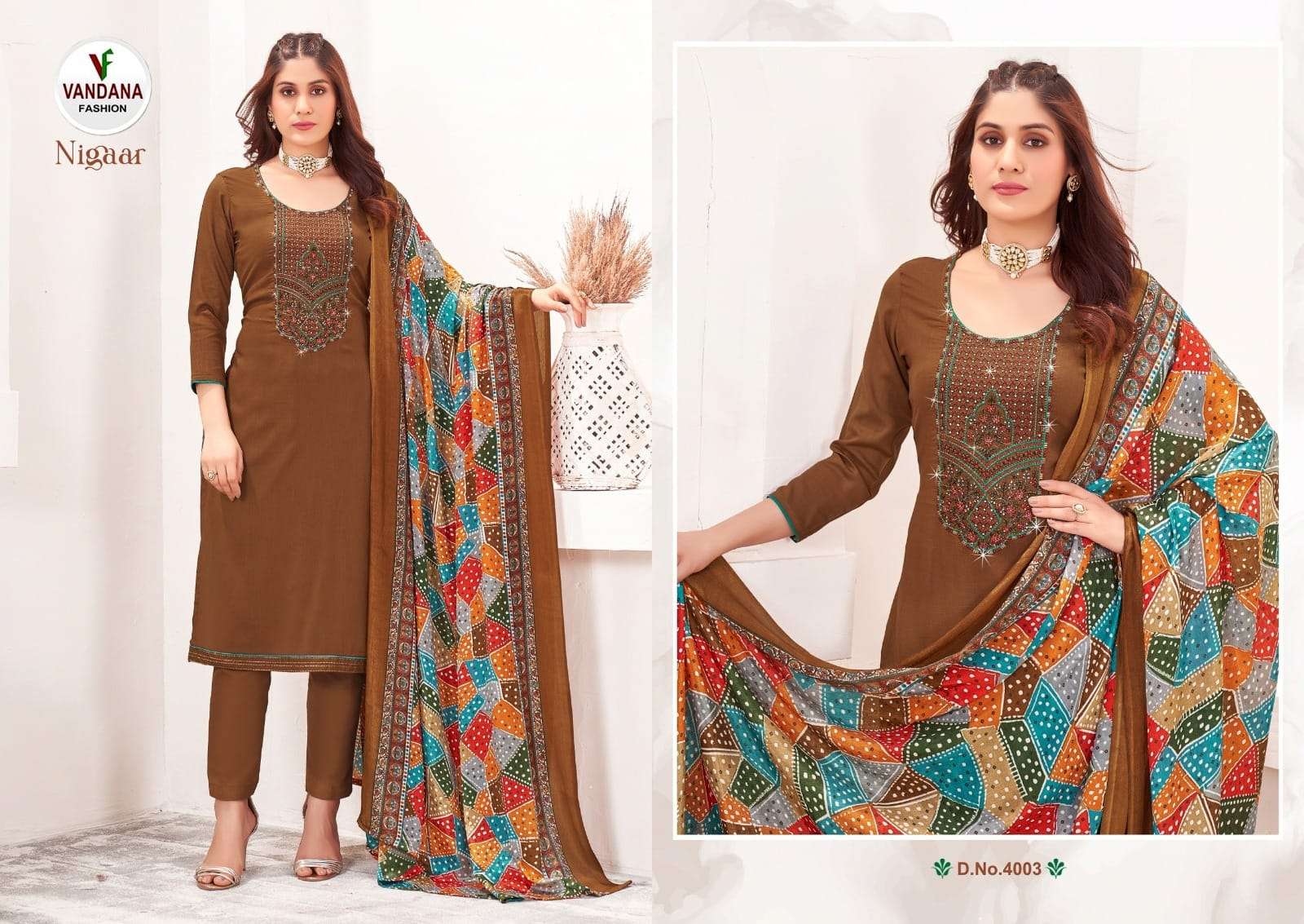 VANDANA FASHION NIGAAR VOL 4 RAYON SALWAR SUIT