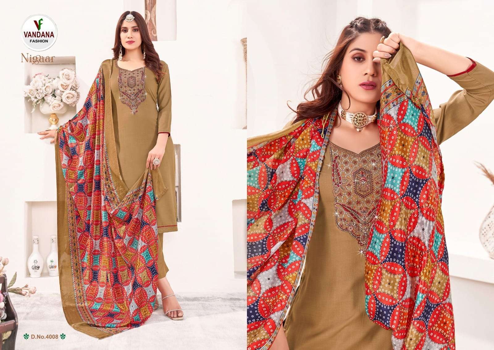 VANDANA FASHION NIGAAR VOL 4 RAYON SALWAR SUIT