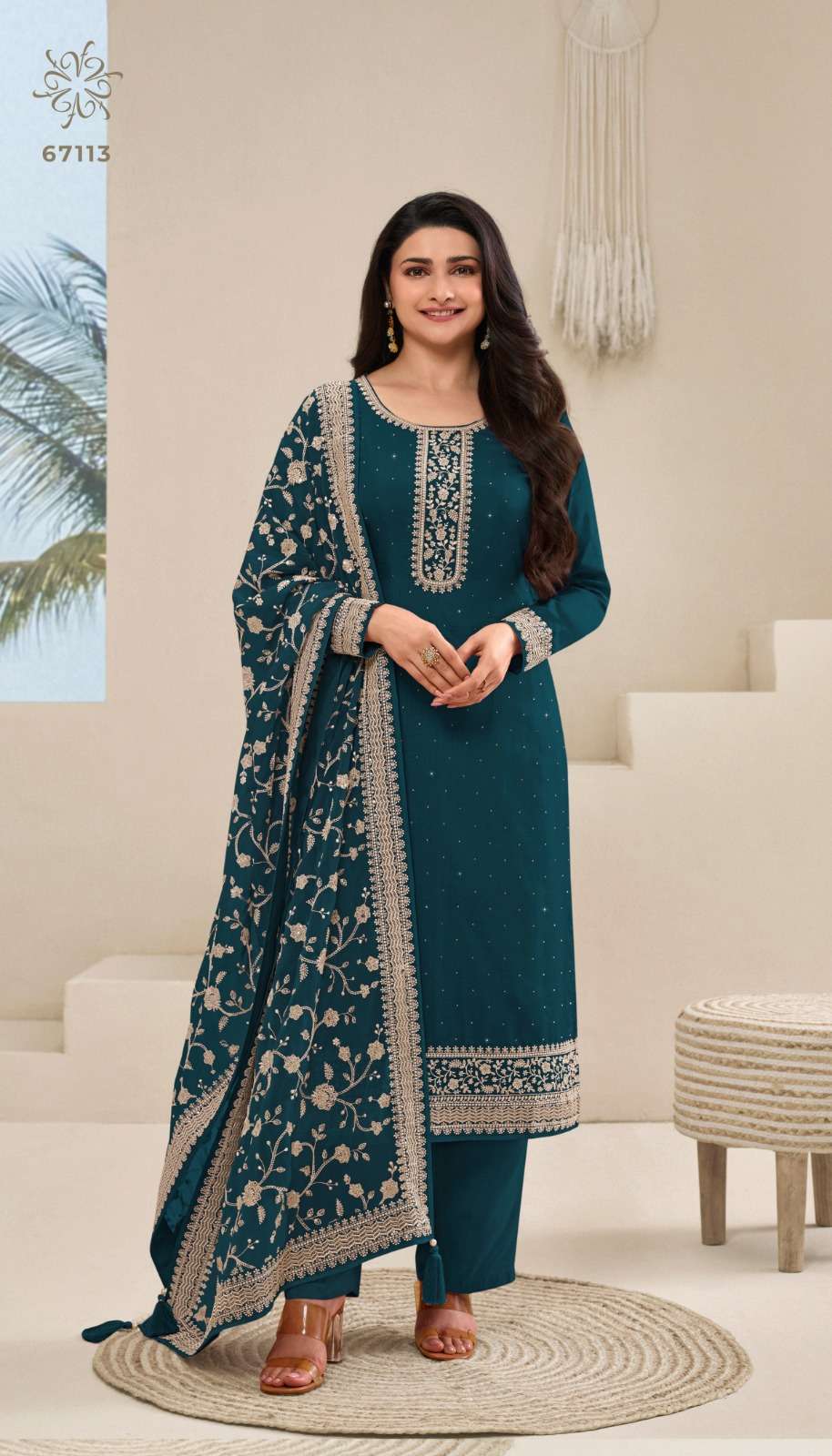 VINAY FASHION KULEESH PARUL COLOUR PLUS DOLA JACQUARD HEAVY EMBROIDERY  DESINER SUITS AT BEST ONLINE RATE WHOLESALER SURAT