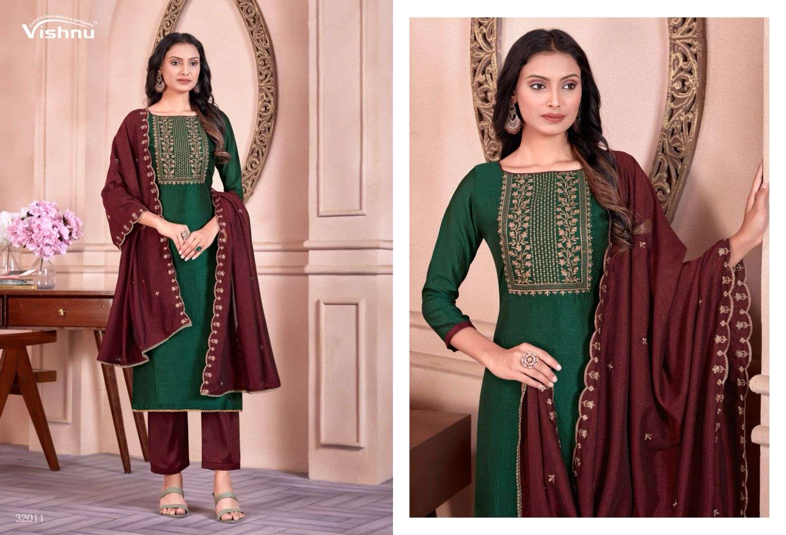 VISHNU IMPEX SUN SHINE SILK SALWAR SUIT