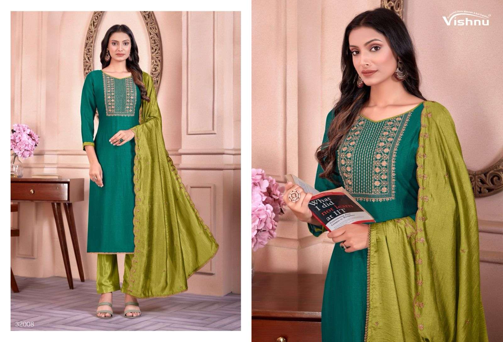 VISHNU IMPEX SUN SHINE SILK SALWAR SUIT