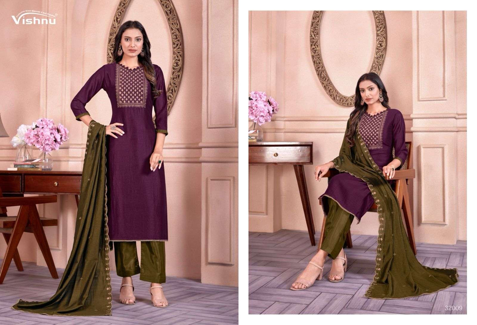 VISHNU IMPEX SUN SHINE SILK SALWAR SUIT