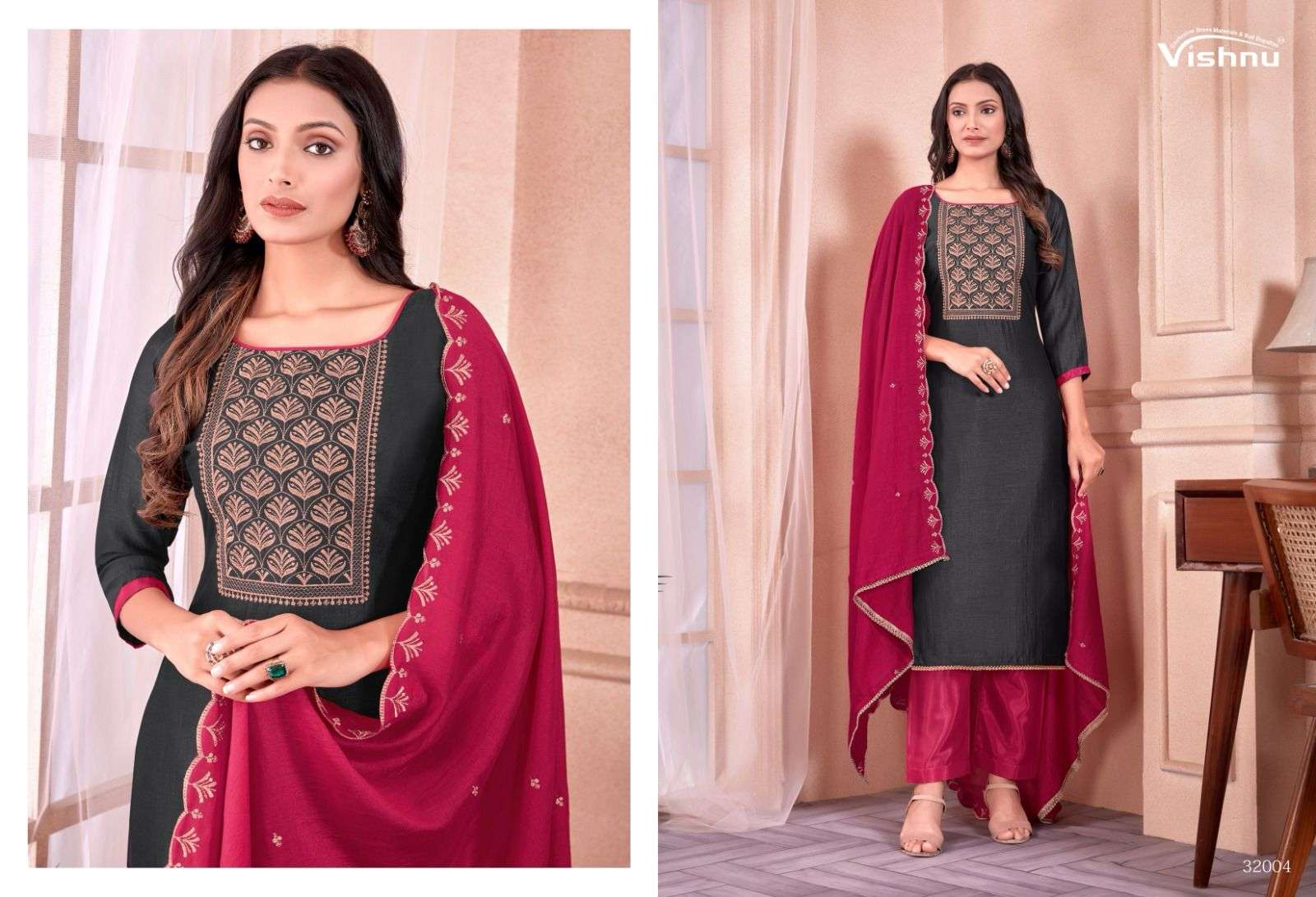 VISHNU IMPEX SUN SHINE SILK SALWAR SUIT