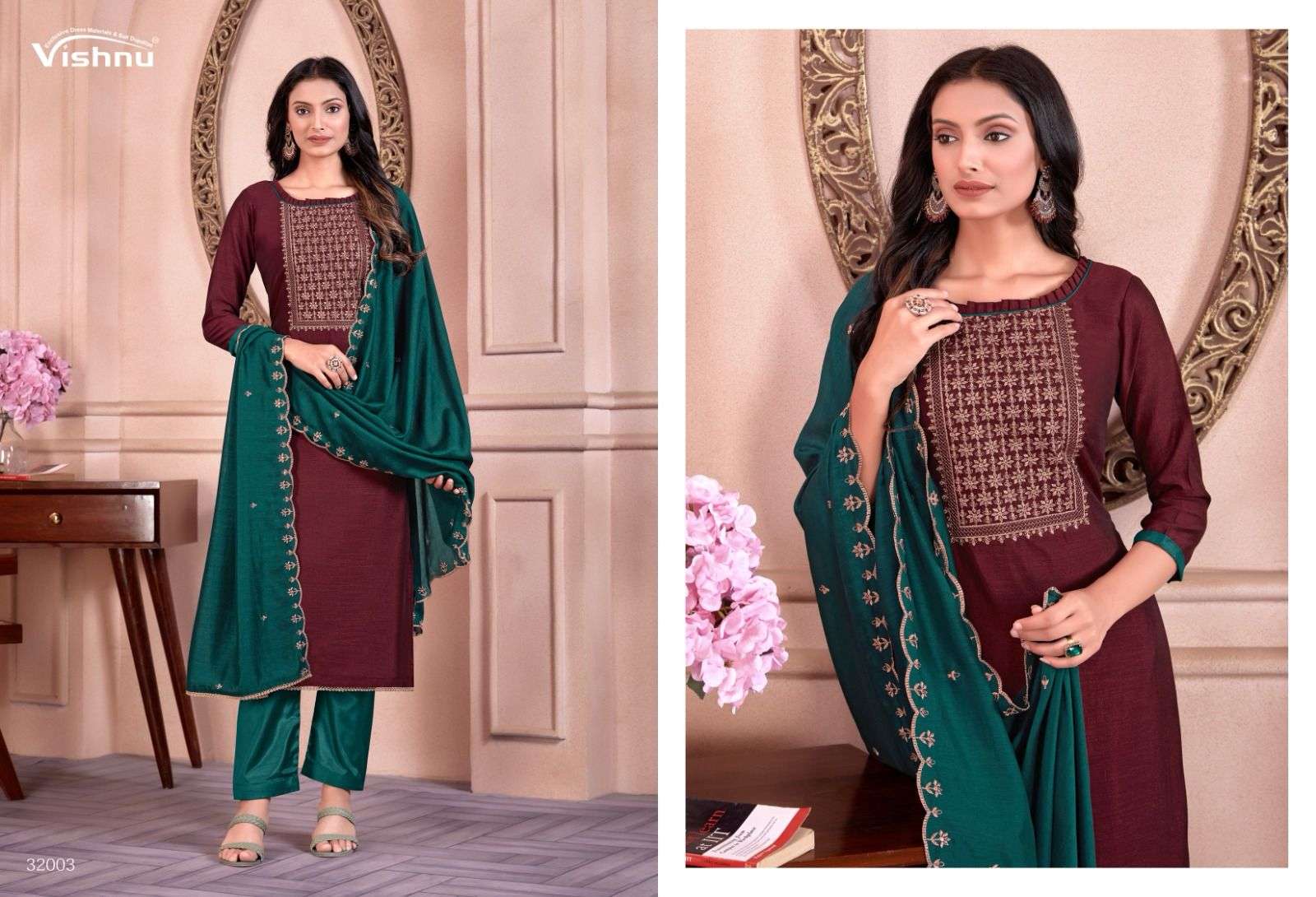 VISHNU IMPEX SUN SHINE SILK SALWAR SUIT