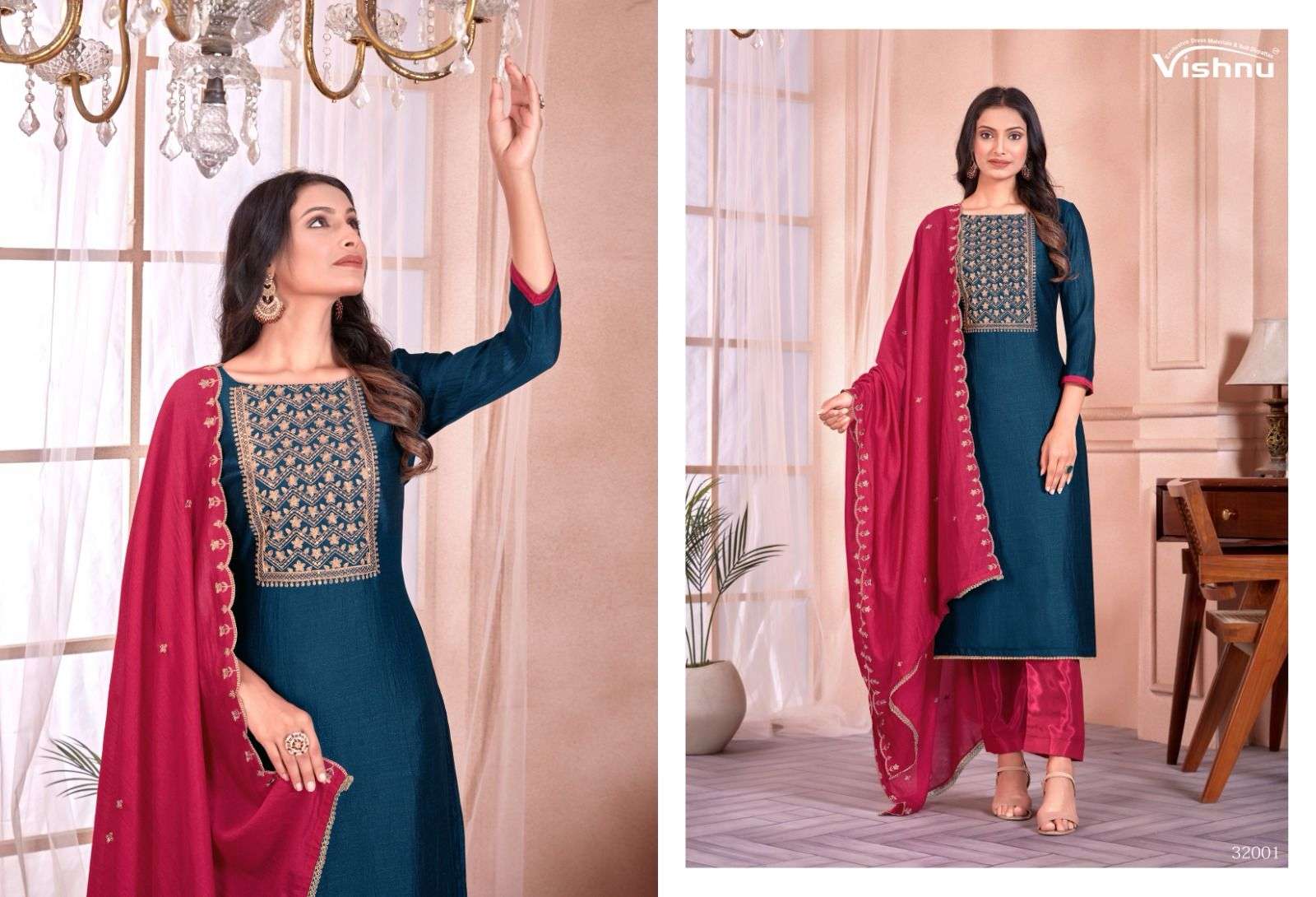 VISHNU IMPEX SUN SHINE SILK SALWAR SUIT