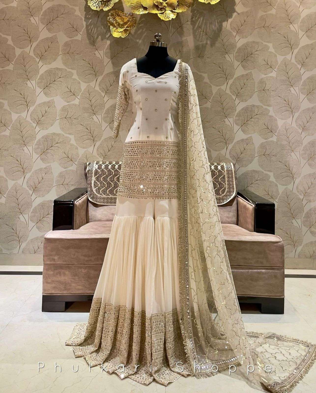 WW 1074 SHARARA SUIT 