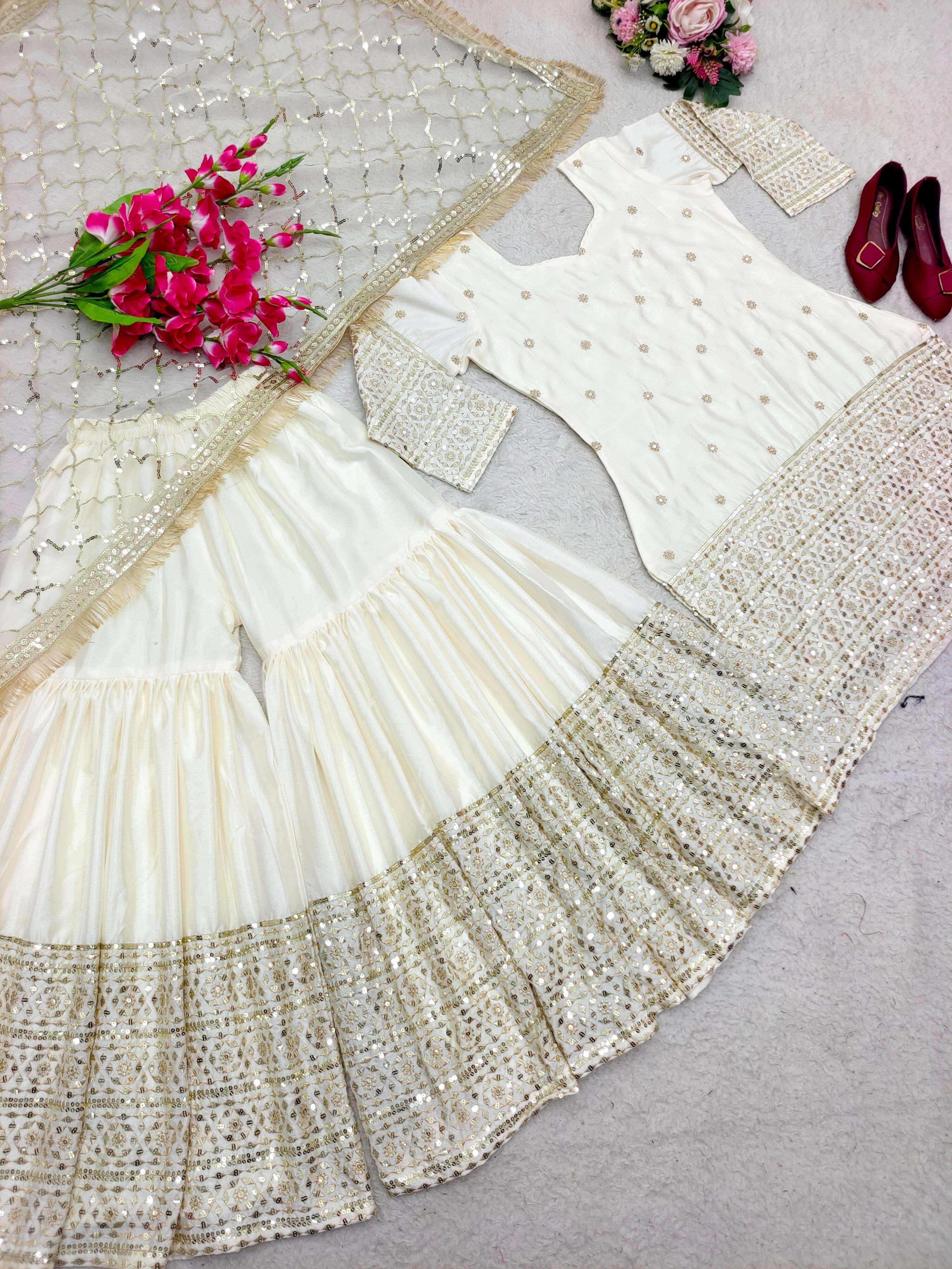 WW 1074 SHARARA SUIT 