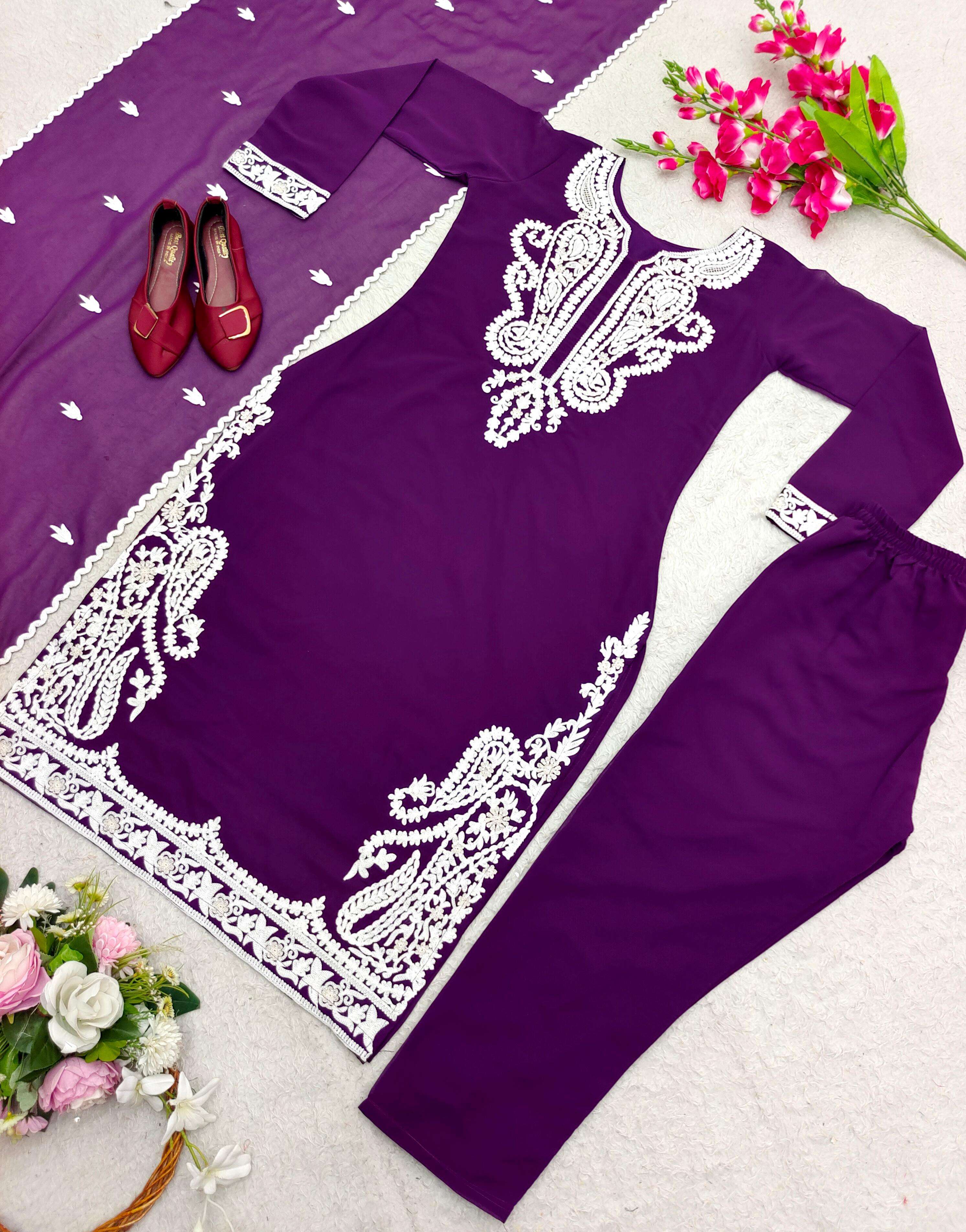WW 8013 KURTI SET