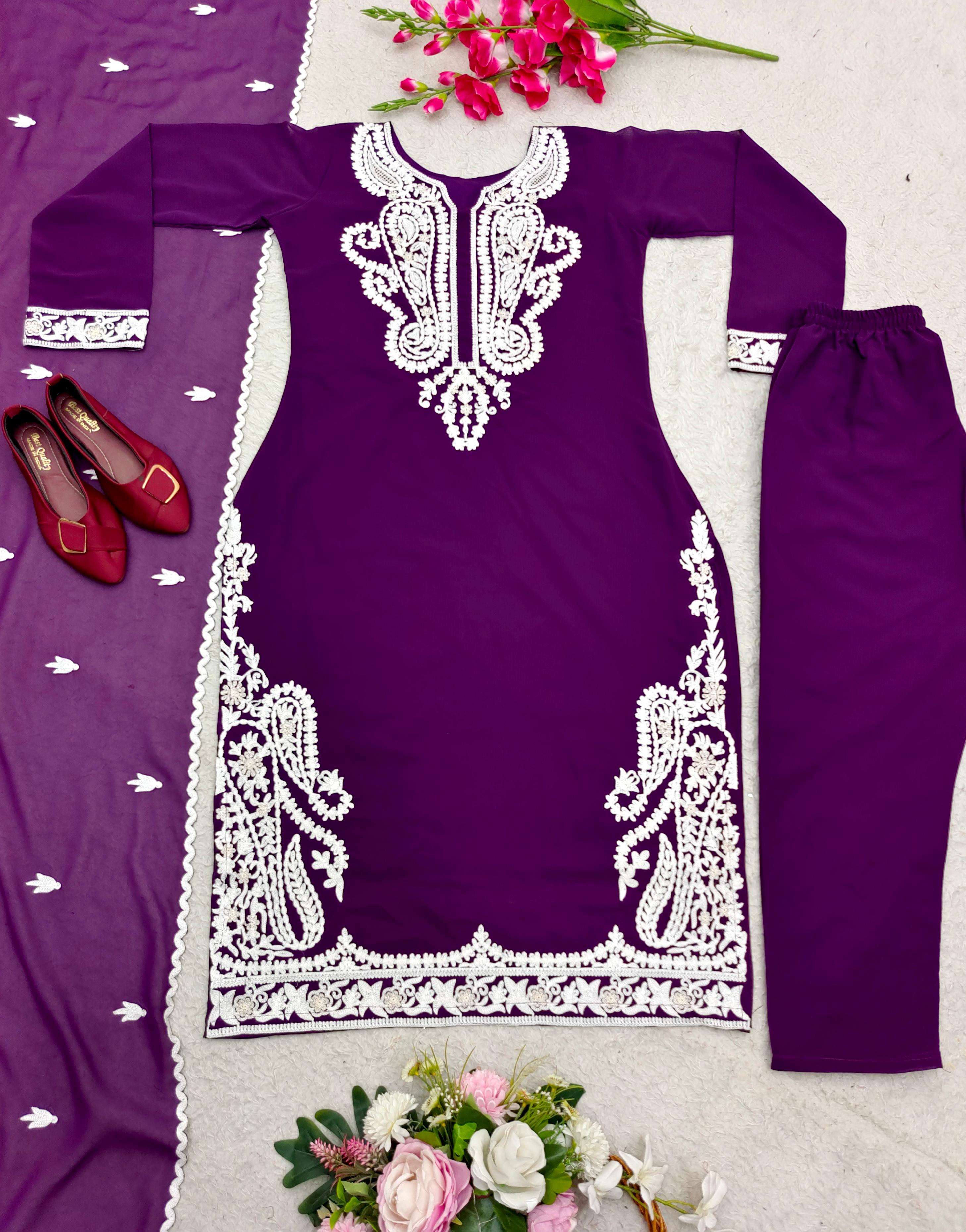 WW 8013 KURTI SET
