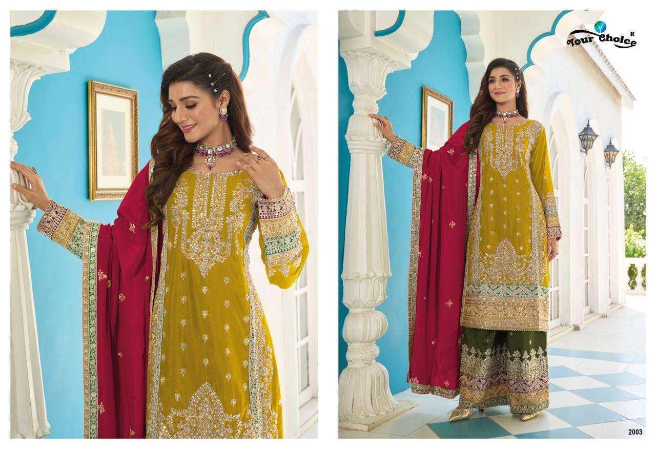 YOUR CHOICE APSARA HEAVY EMBROIDERED SUIT