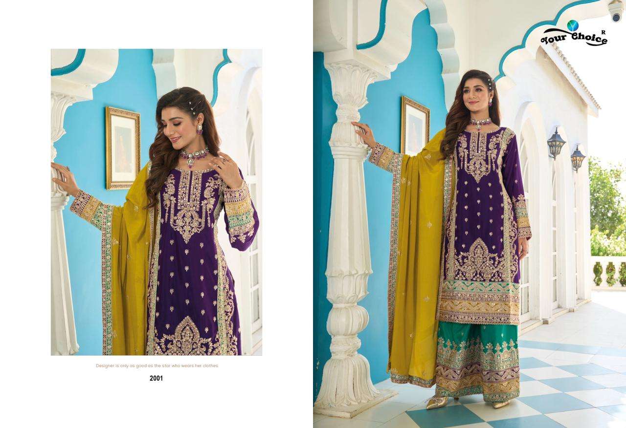 YOUR CHOICE APSARA HEAVY EMBROIDERED SUIT