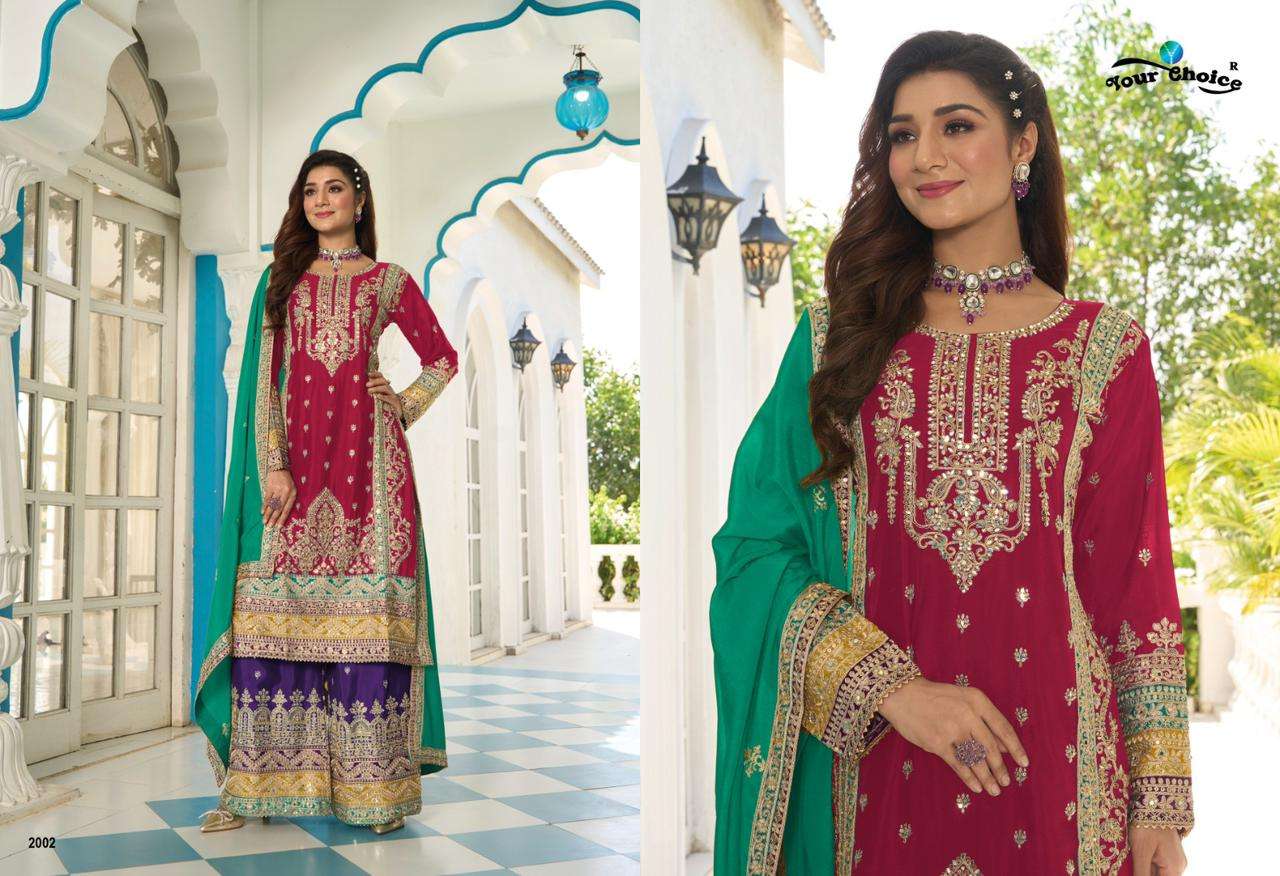 YOUR CHOICE APSARA HEAVY EMBROIDERED SUIT