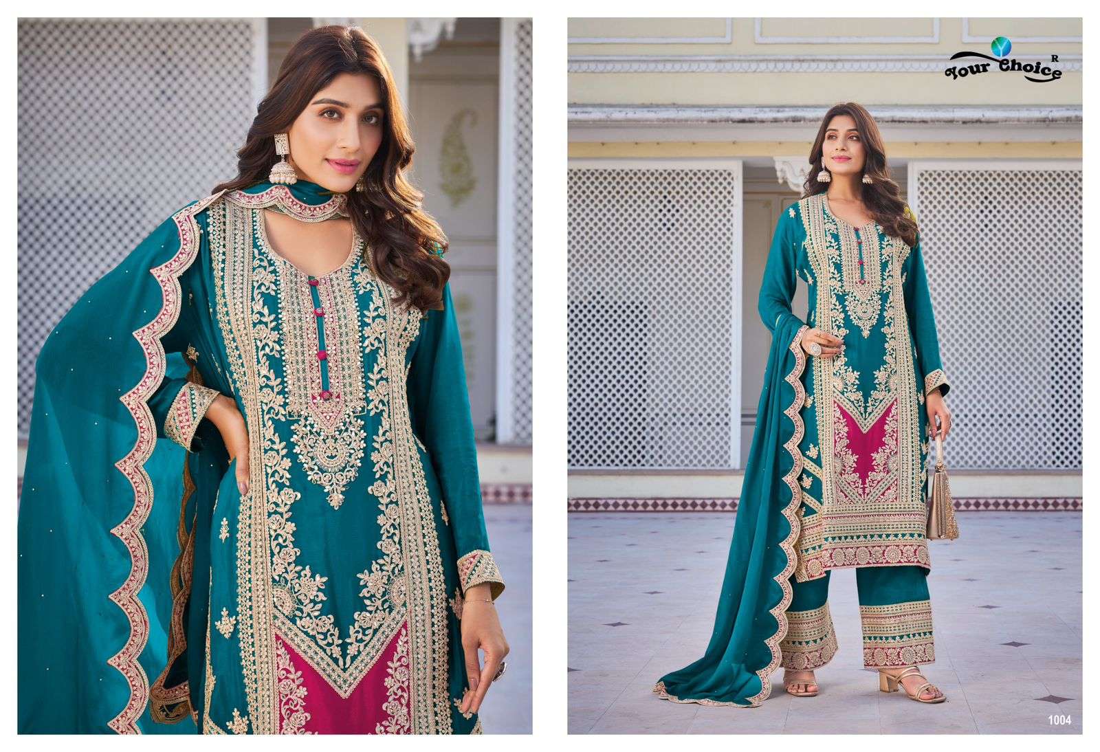 YOUR CHOICE GLAMUP HEAVY DESIGNER READY MADE SUIT