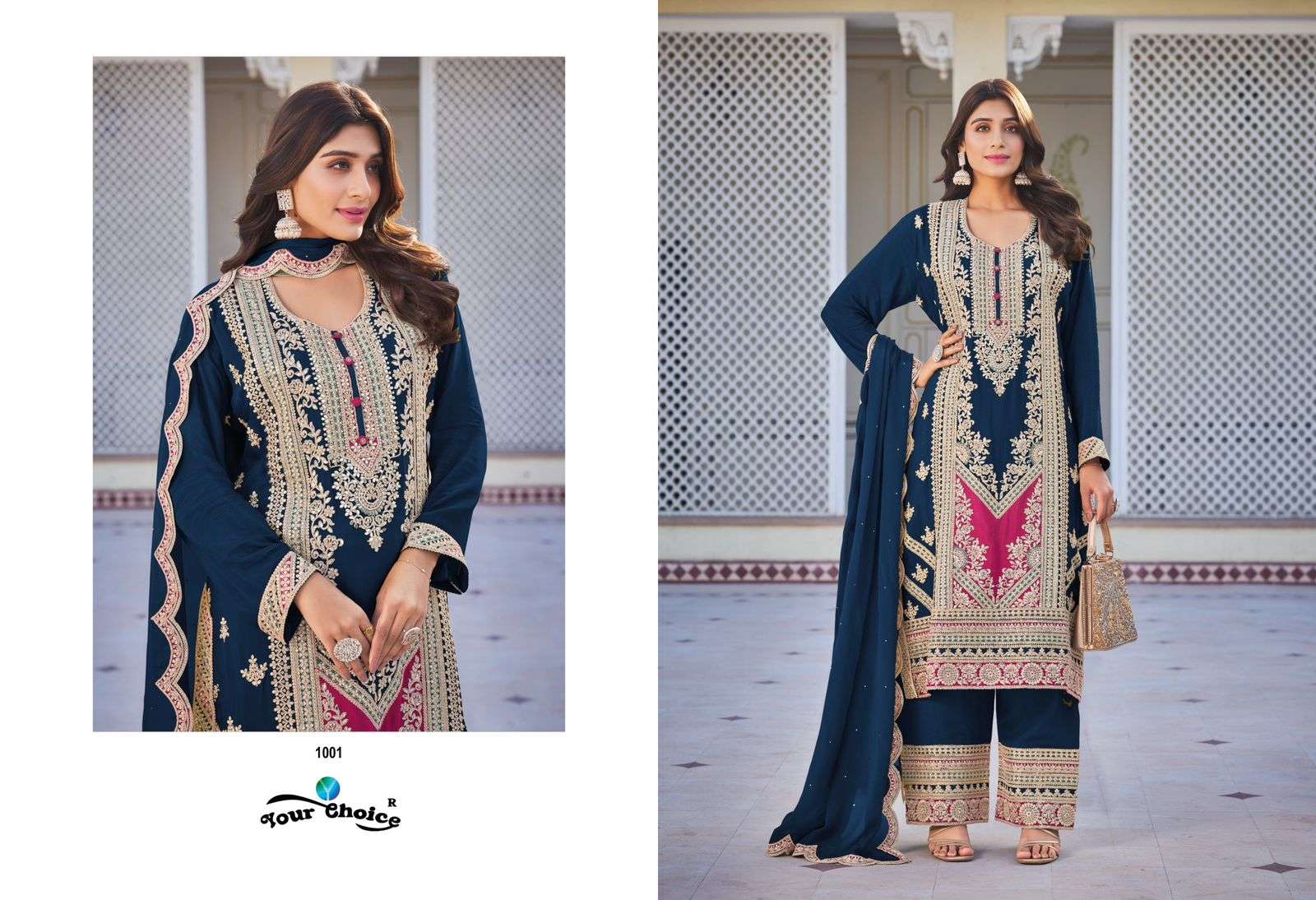 YOUR CHOICE GLAMUP HEAVY DESIGNER READY MADE SUIT