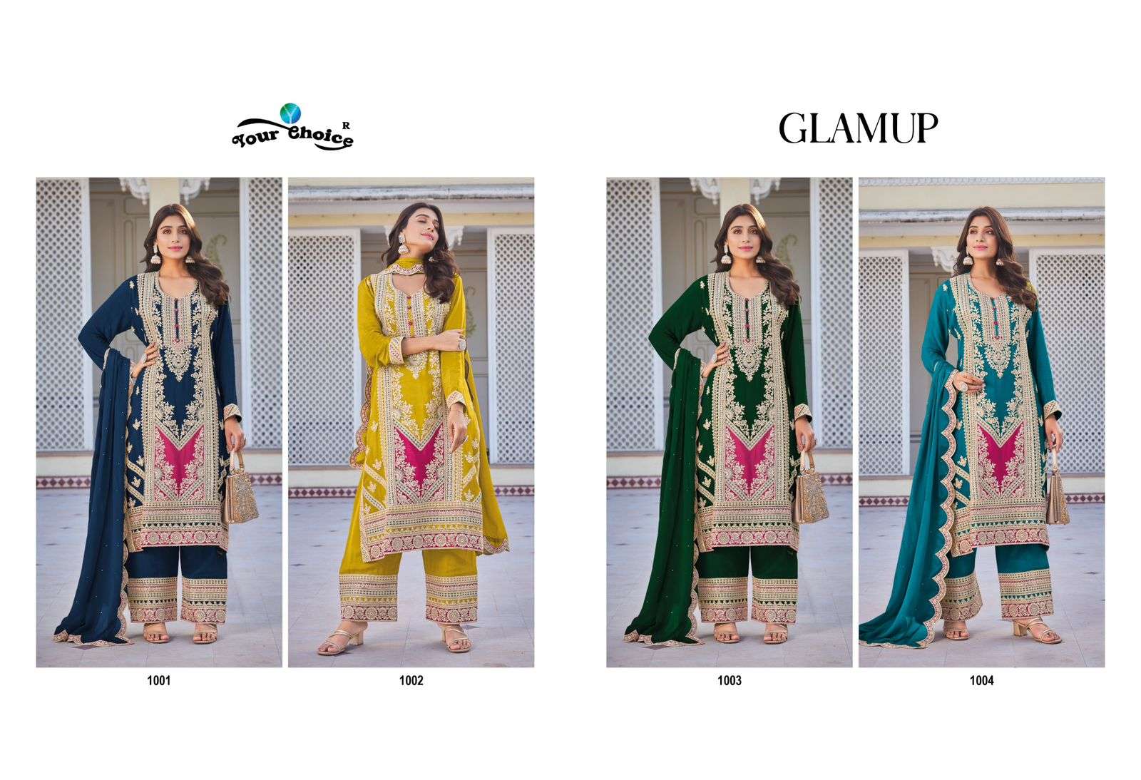 YOUR CHOICE GLAMUP HEAVY DESIGNER READY MADE SUIT