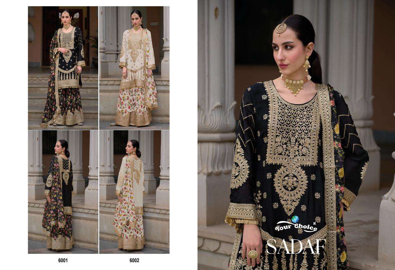 YOUR CHOICE SADAF HAVY DESIGNER WEDDING WEAR SUIT