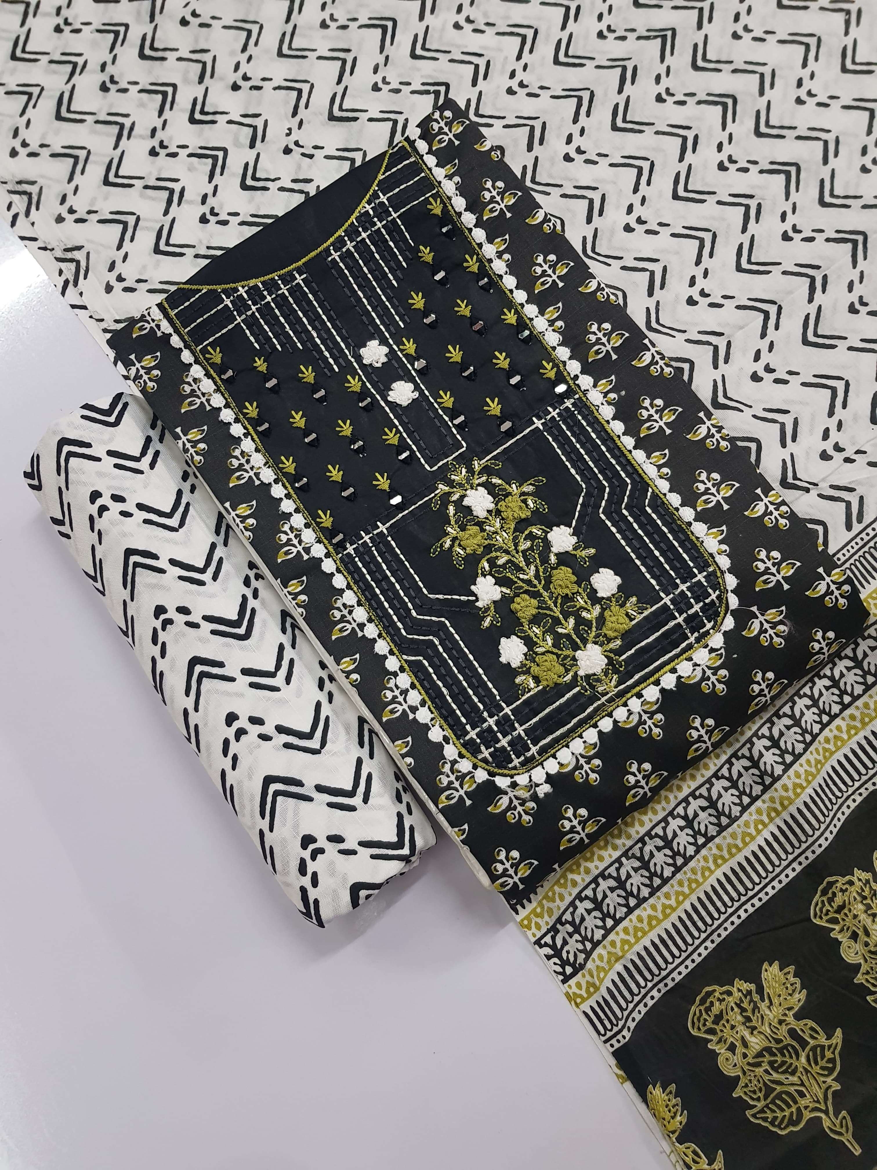 ZARA PREMIUM EMBROIDERY WORK SUIT