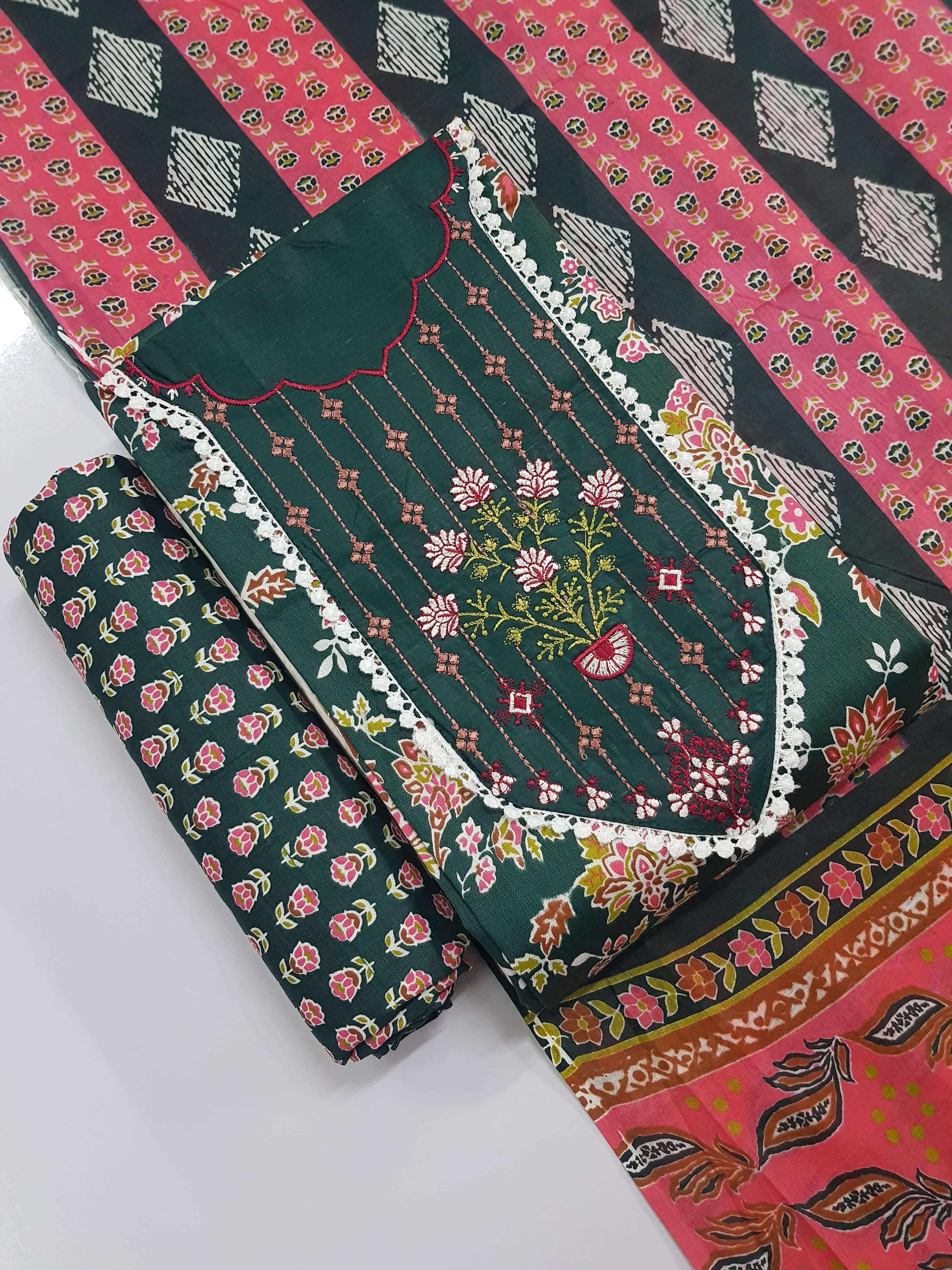 ZARA PREMIUM EMBROIDERY WORK SUIT