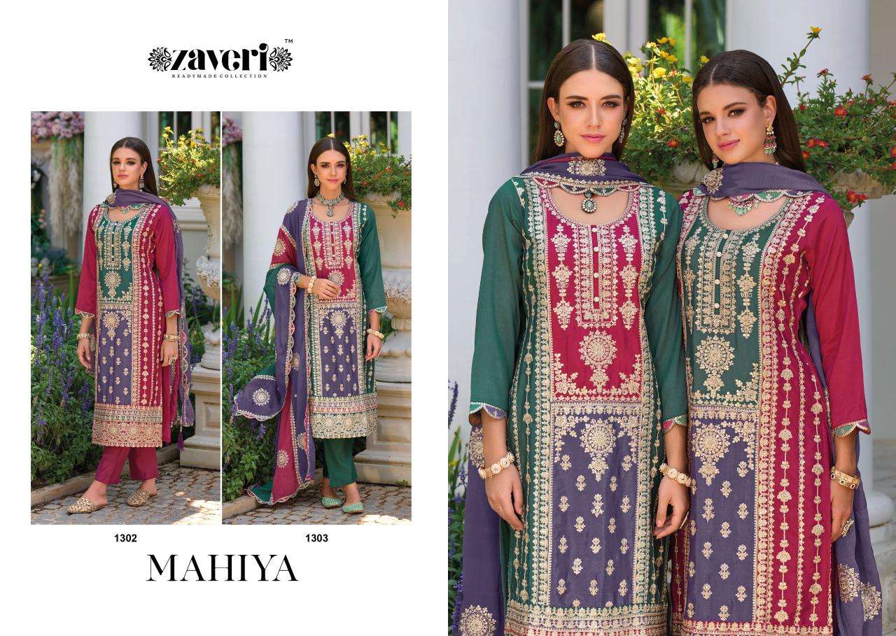  ZAVERI WOMAN BEAUTY MAHIYA HEAVY DESIGNER SUIT