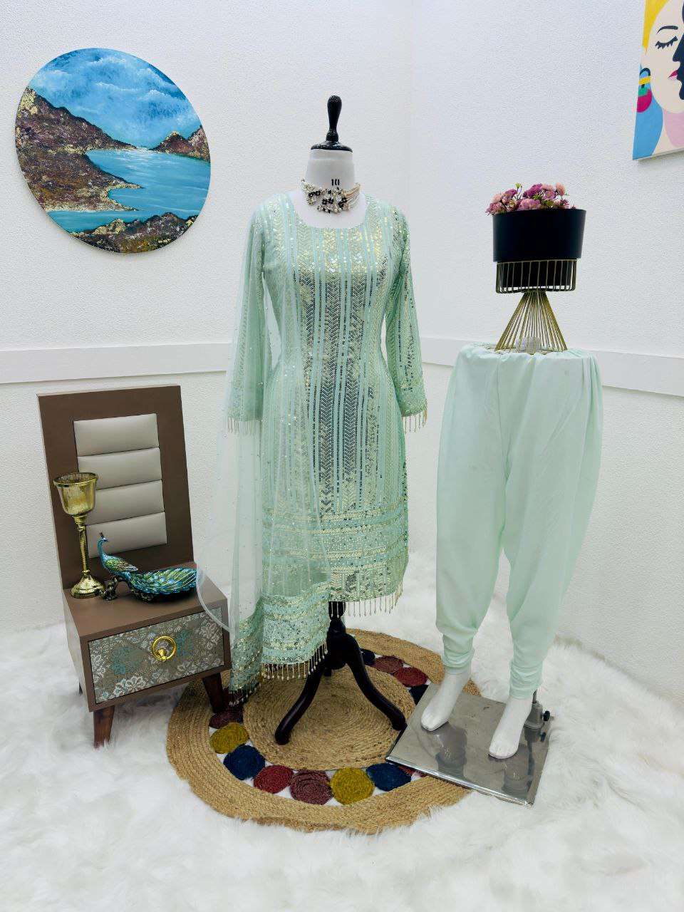 ZD 10080 KURTI SET