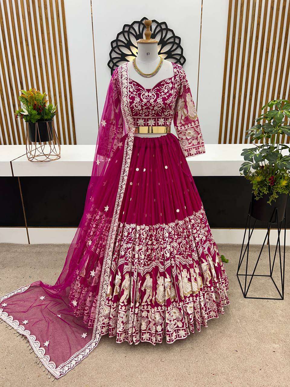 ZF 366 LEHENGA CHOLI