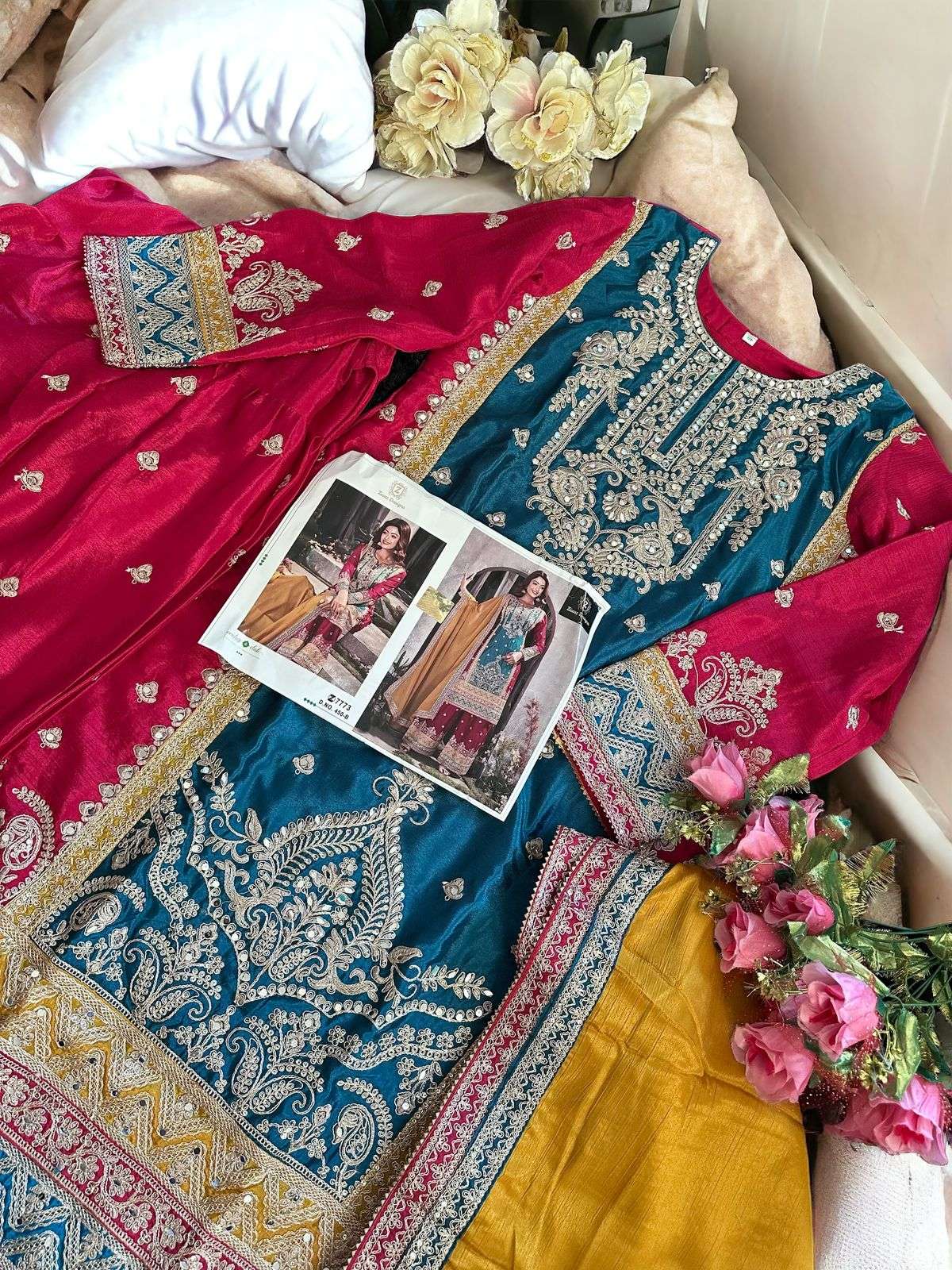 ZIAAZ DESIGNS CODE 450 WEDDING WEAR PAKISTANI SUIT