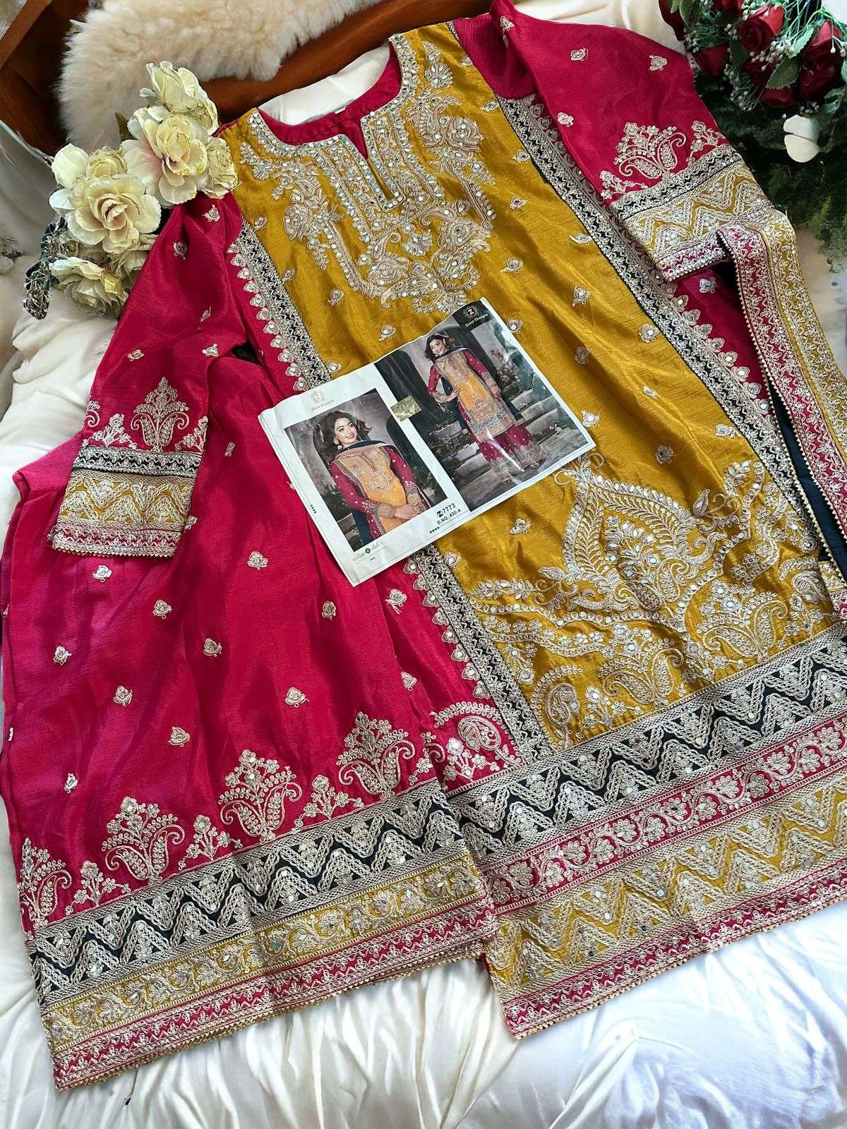 ZIAAZ DESIGNS CODE 450 WEDDING WEAR PAKISTANI SUIT