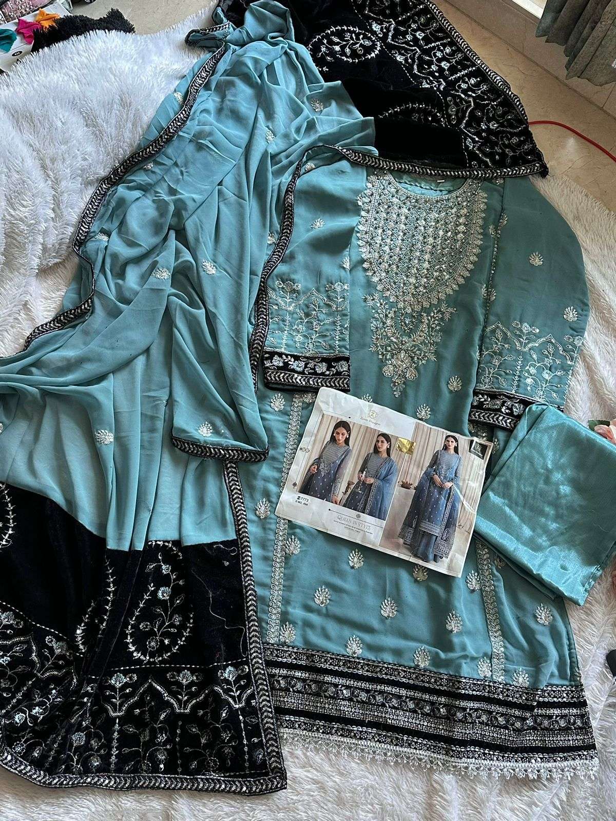 ZIAAZ DESIGNS CODE 477 BEAUTIFUL DESIGNER SUIT