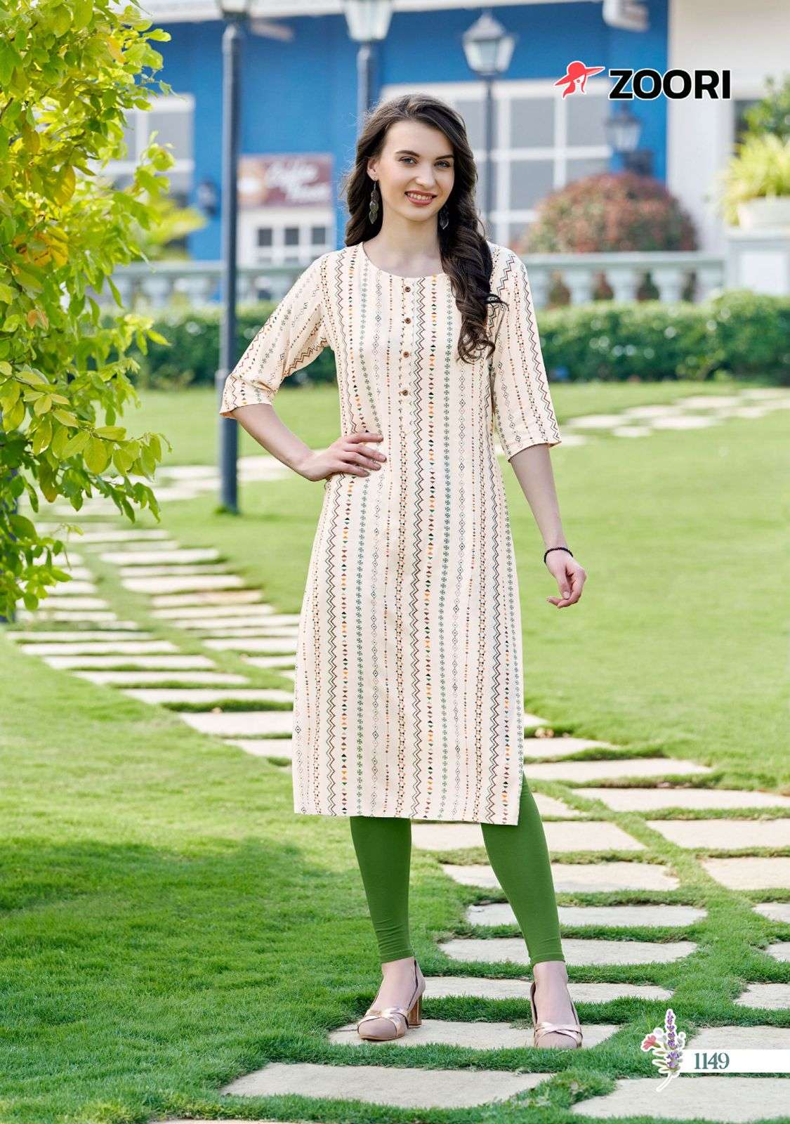 ZOORI AKSHARA VOL 25 RAYON LADIES KURTI 