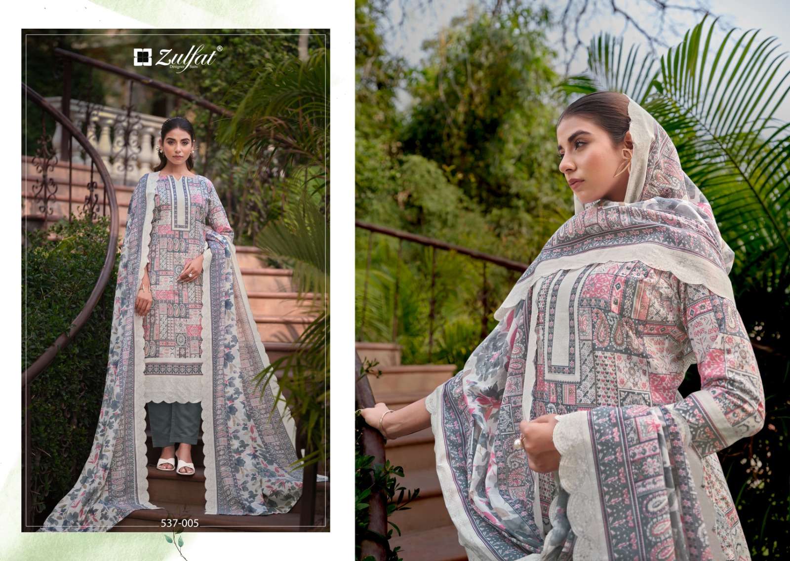 ZULFAT DESIGNER SUITS MARYAM VOL 2 COTTON SALWAR SUIT